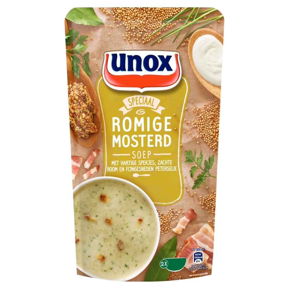 Unox siz mosterd 570ml