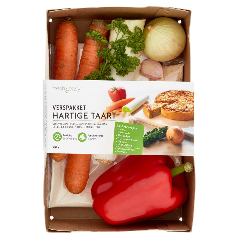 Verspakket hartige taart