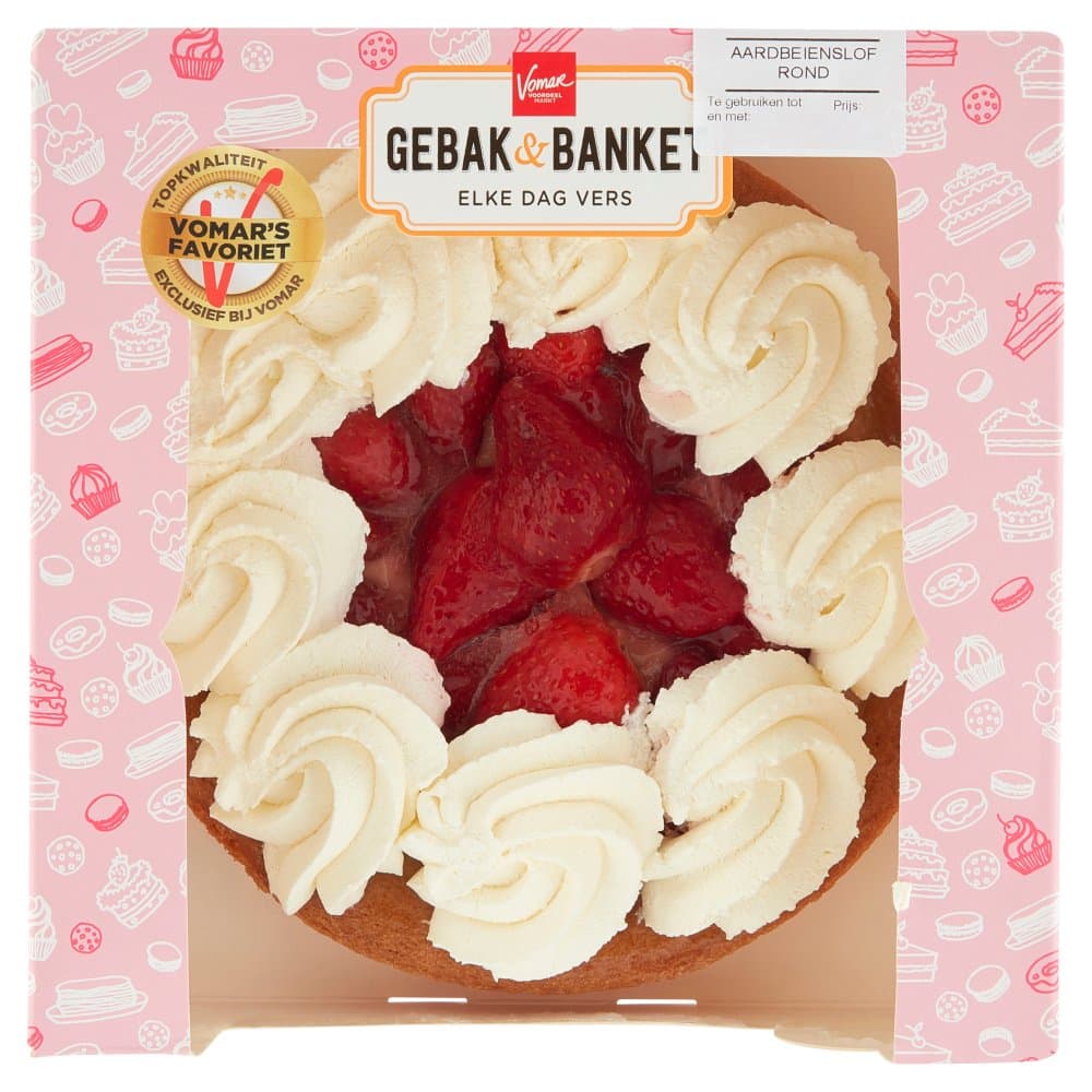 Vomar aardbeienslof rond