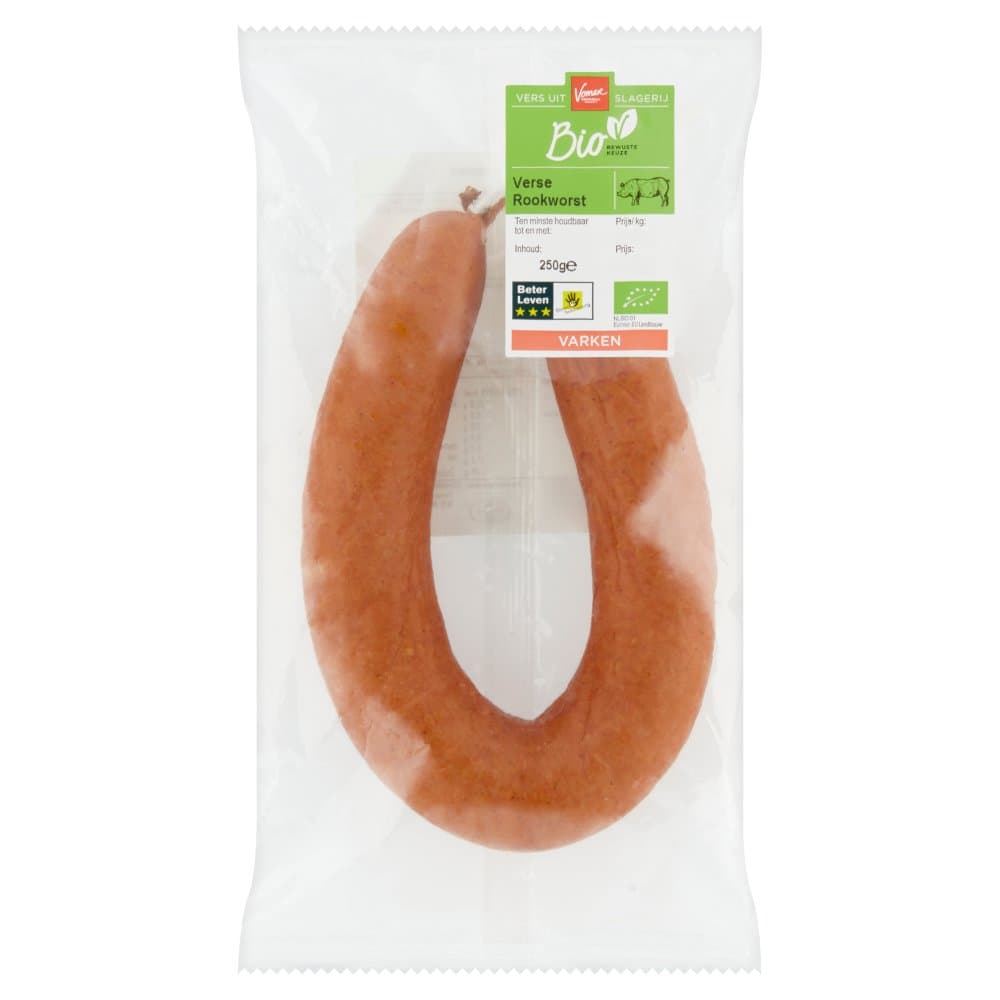 Verse bio rookworst 3*