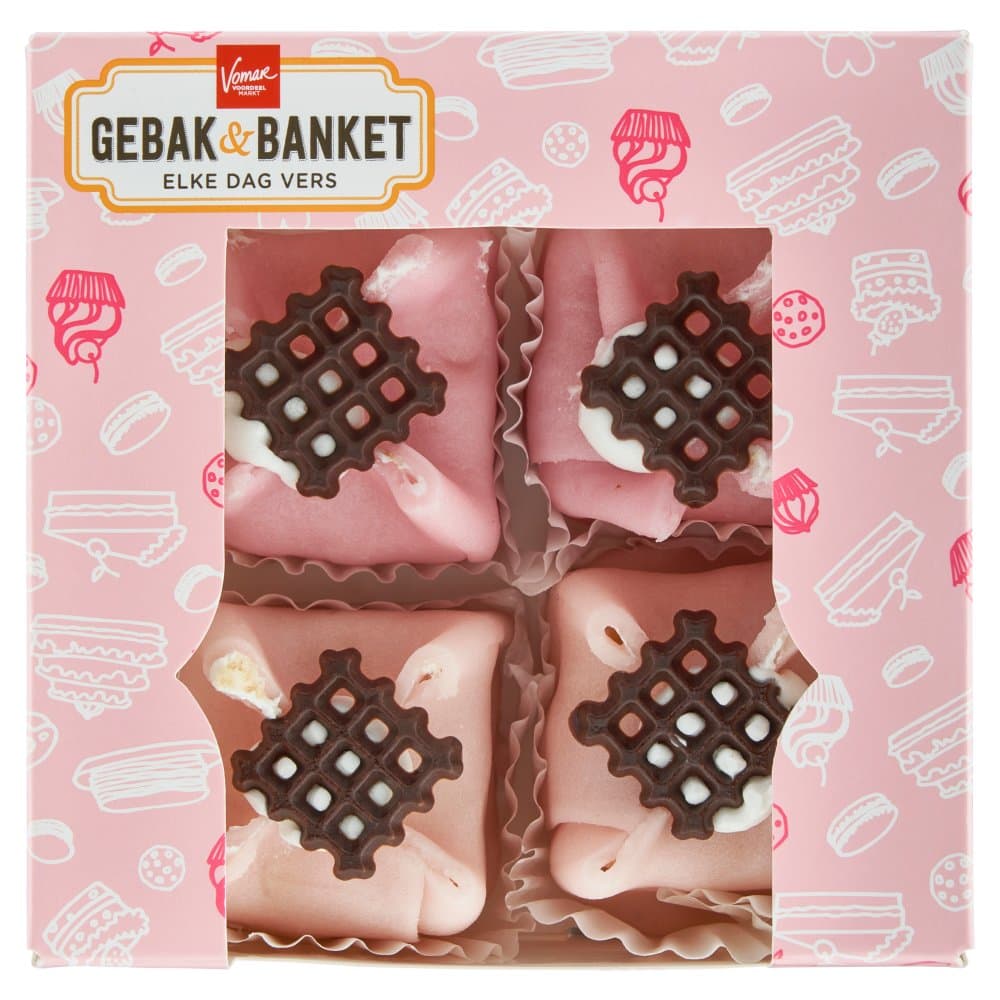 Vomar kasteeltjes 4st