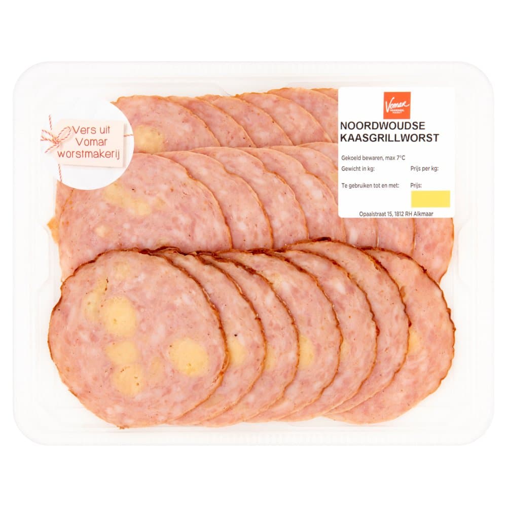 Csw grillworst nw kaas 125 gr