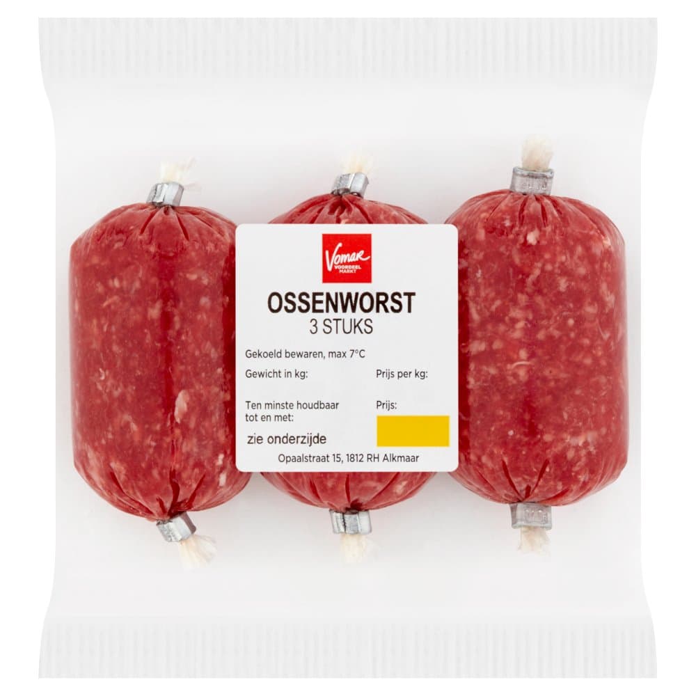 Ossenworst mini 3 x 70gr.