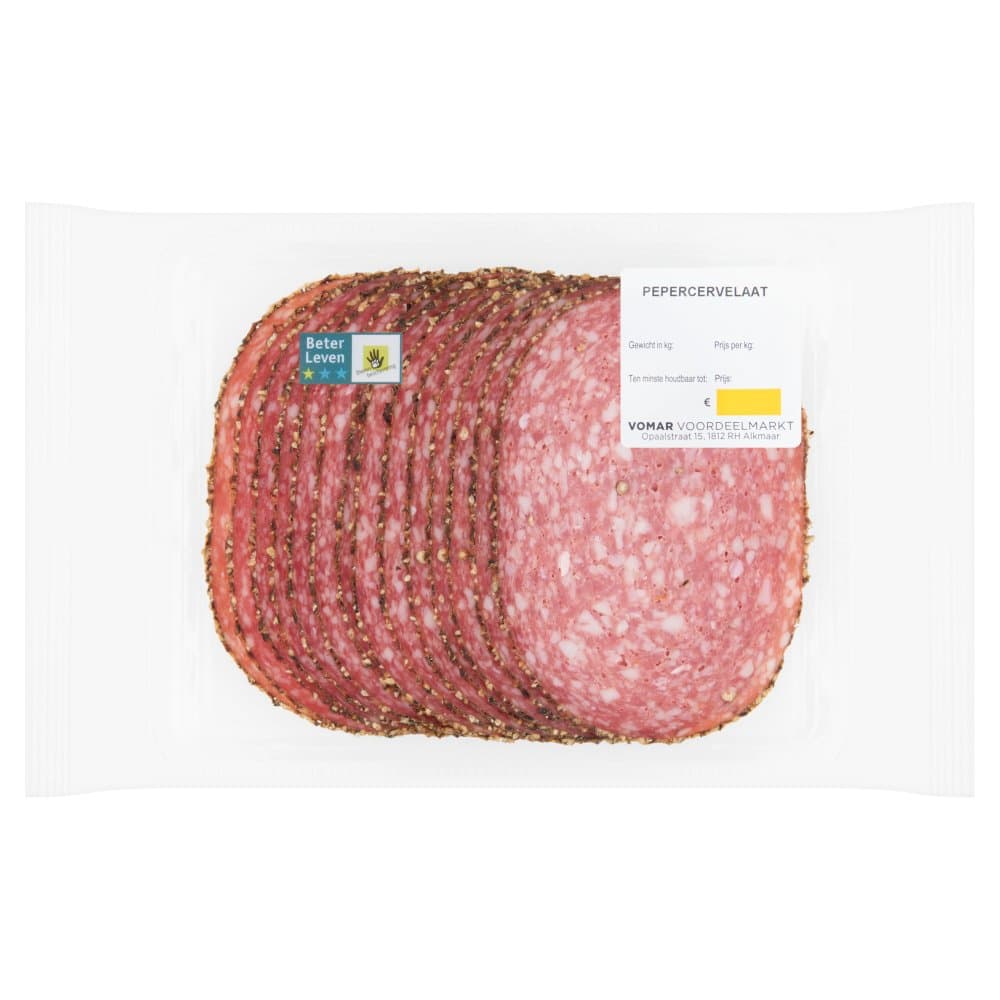 Vomar pepercervelaat 1* 125gr