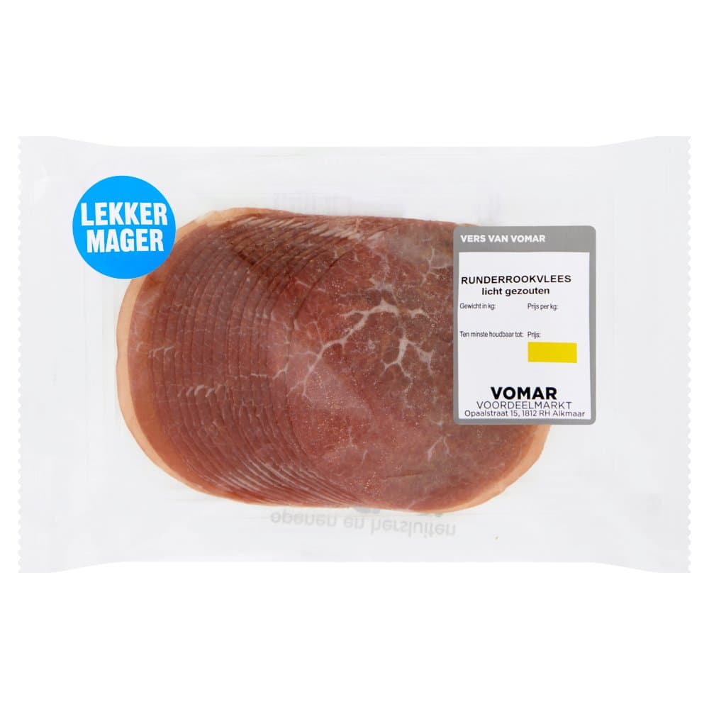 Vomar runderrookvlees licht ge