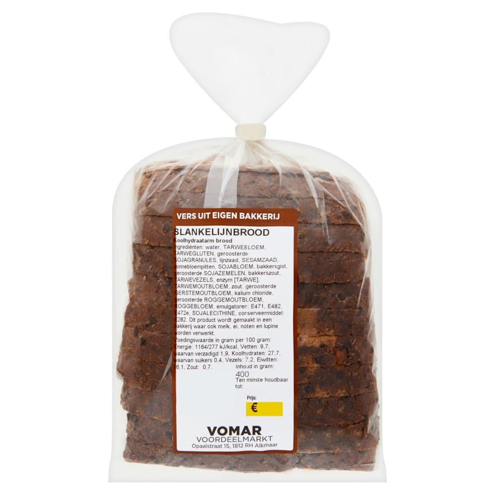 Vomar koolhydraat verlaagd half