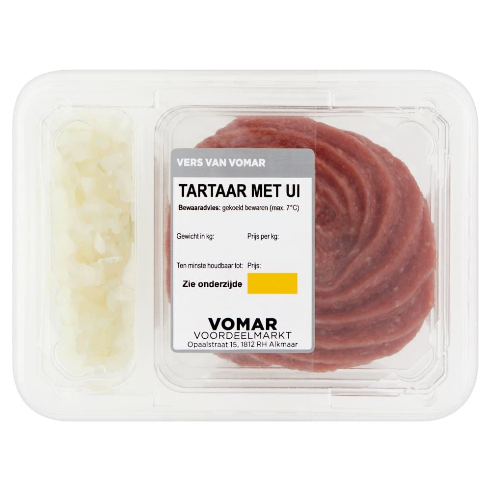 Verse tartaar met uitjes 150gr