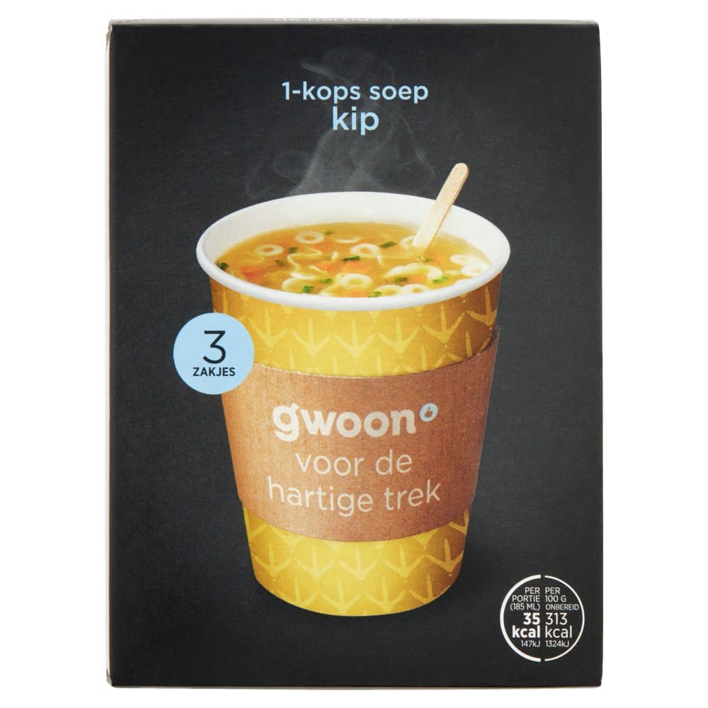 G'woon 1 kopsoep kip 33gr