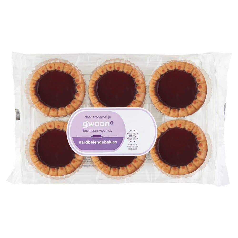 G'woon aardbei gebakjes