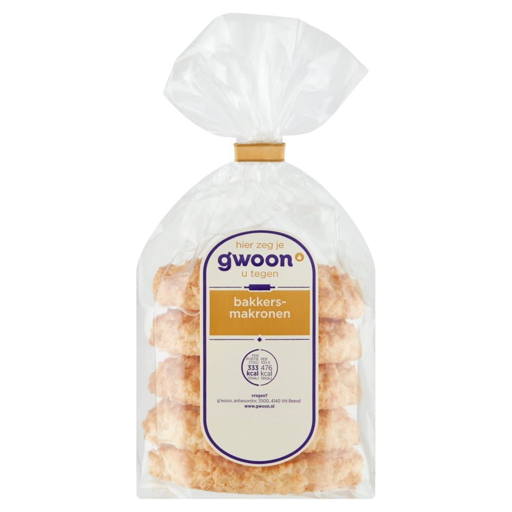 G'woon bakkersmakronen toefzak