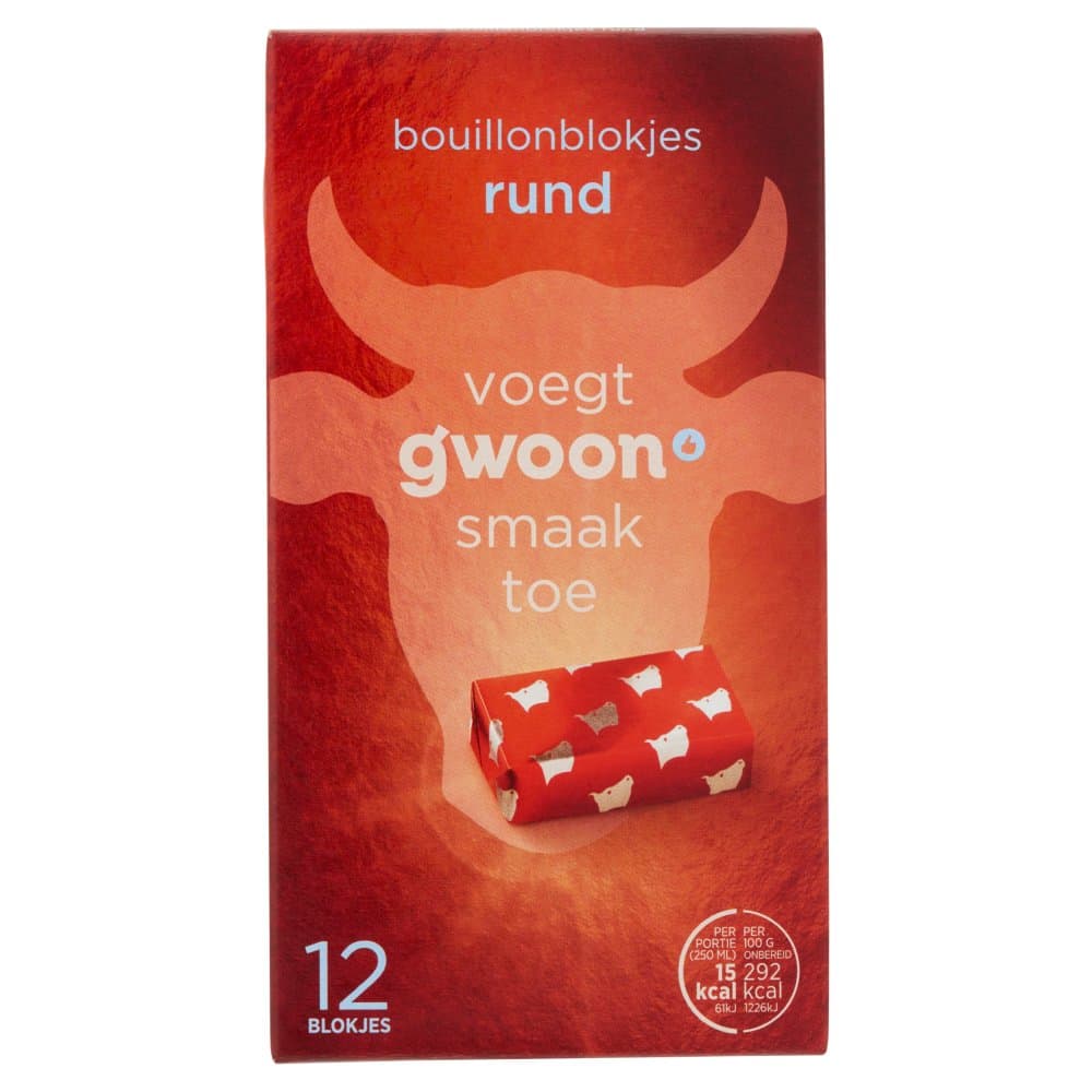G'woon bouillon blokjes rund