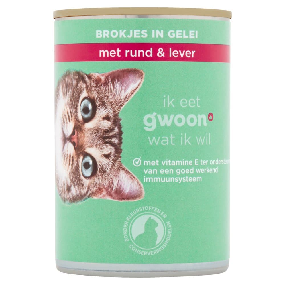 G'woon kat gelei rund-lever