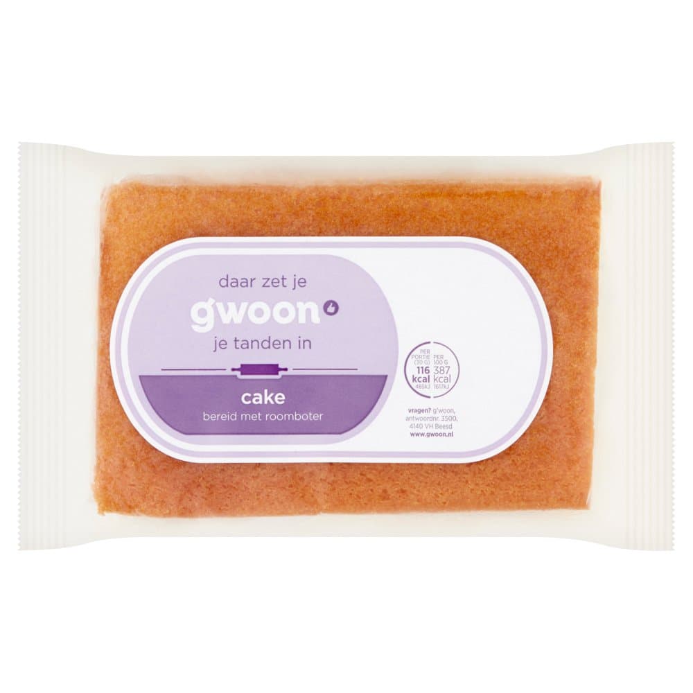 G'woon rmb naturel cake 450gr