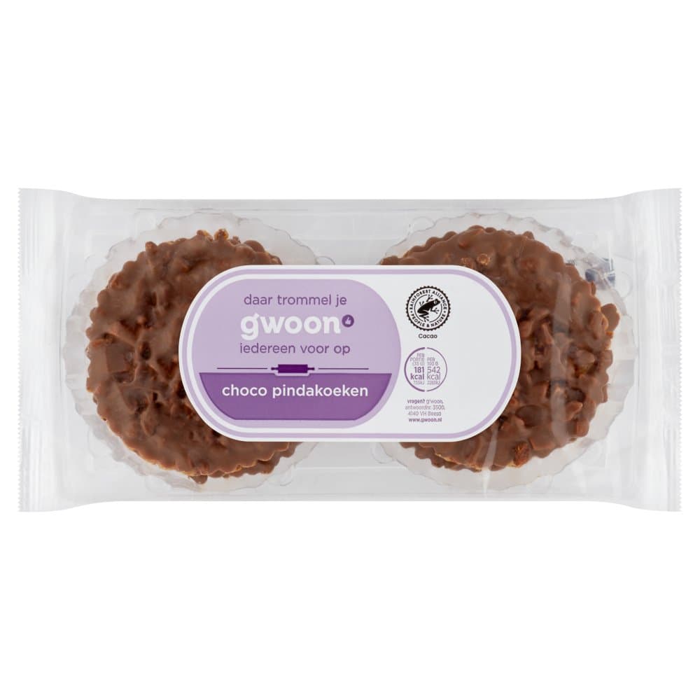 G'woon pindakoek melkchocolade