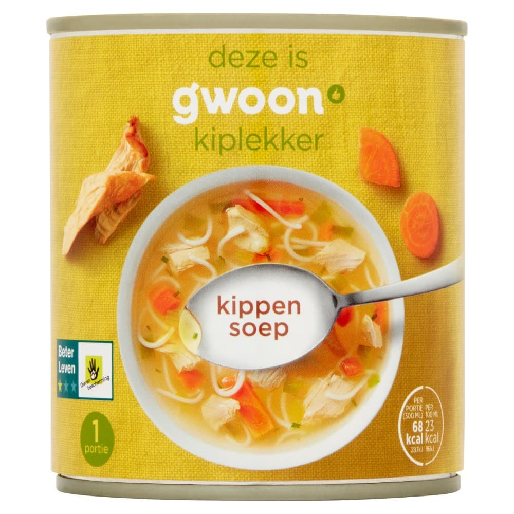 G'woon kippensoep bl 300ml