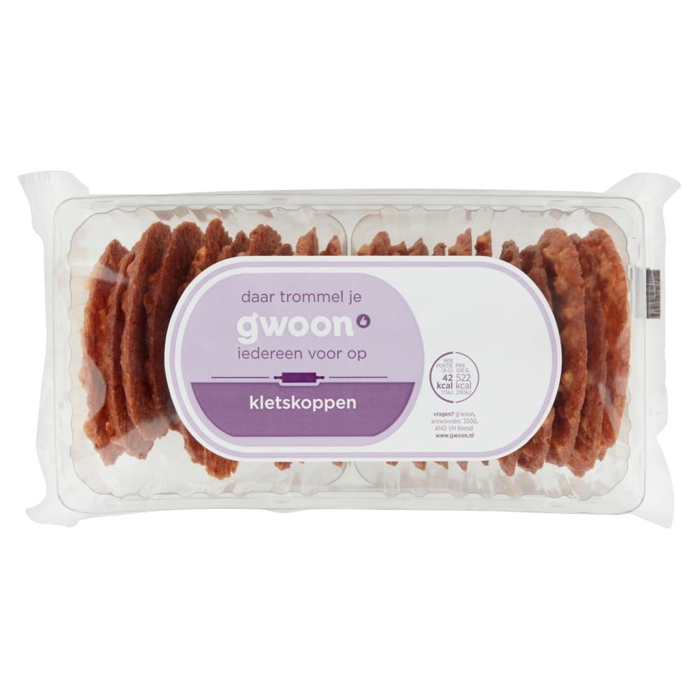 G'woon kletskoppen 175gr.