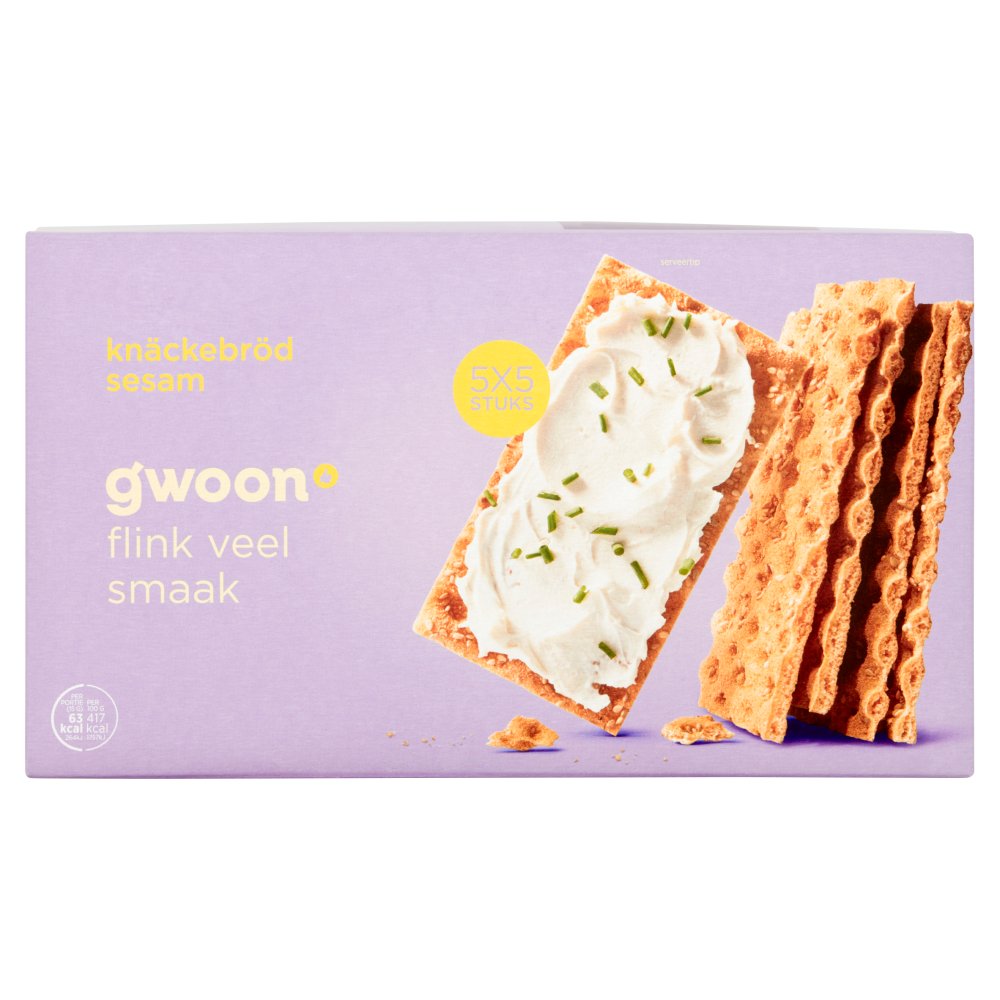 G'woon knackebrod sesam 375