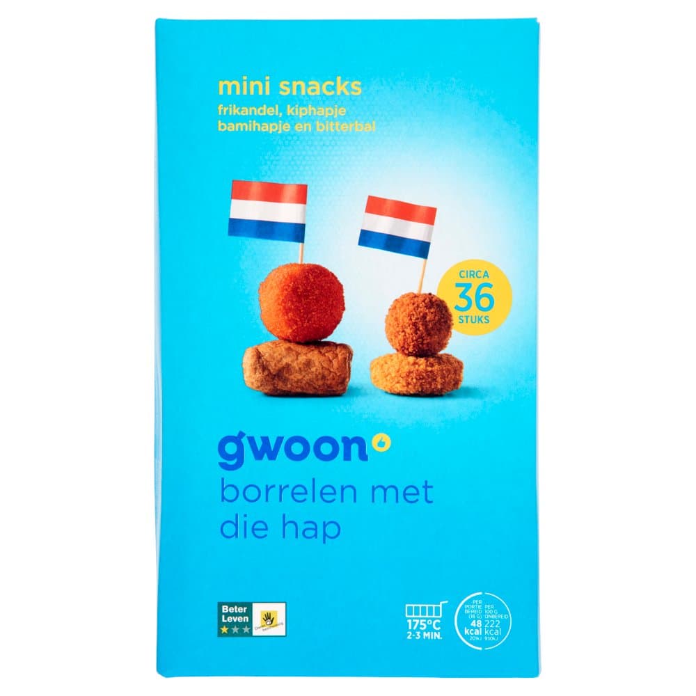 G'woon minisnacks 36 st