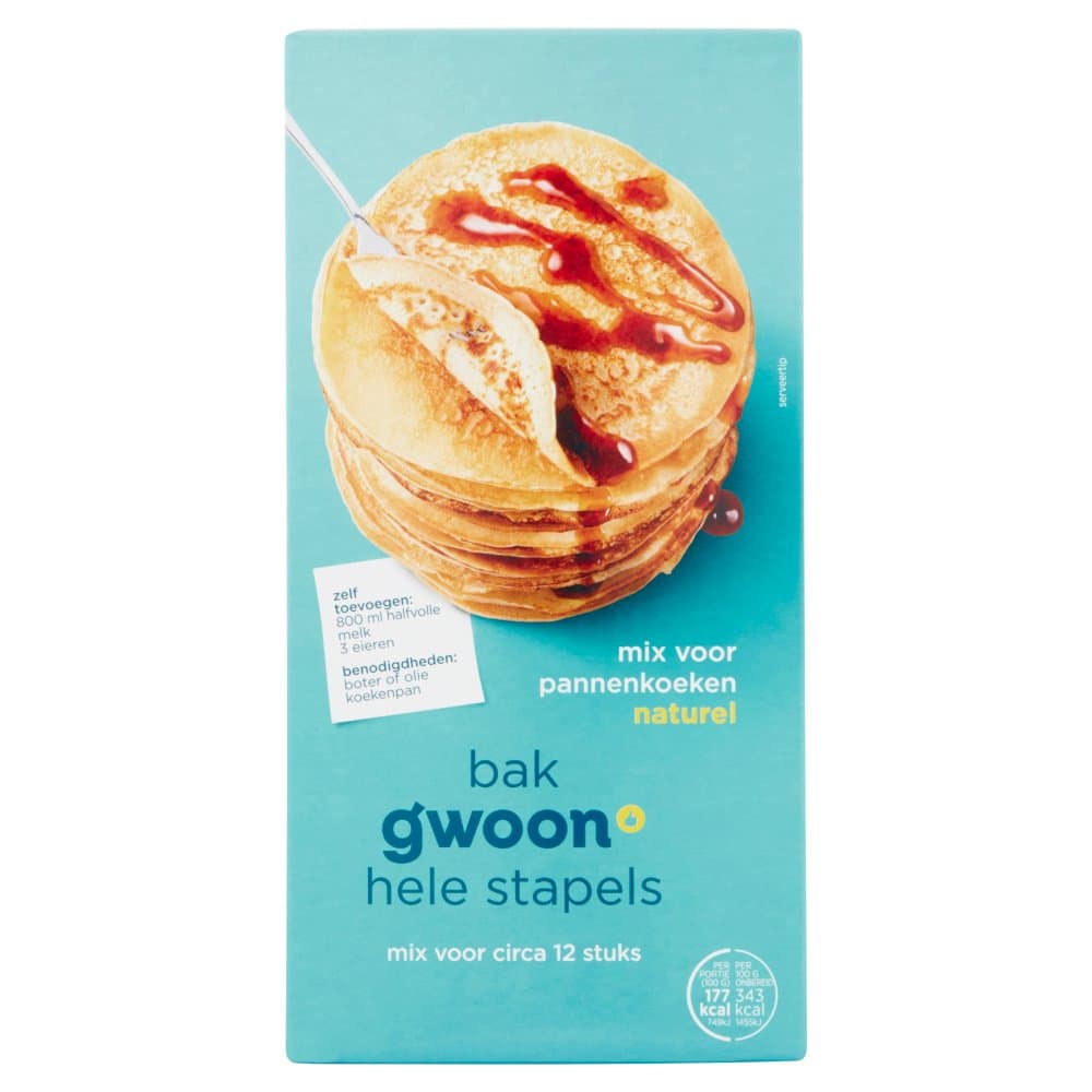 G'woon naturel pannenkoekenmix
