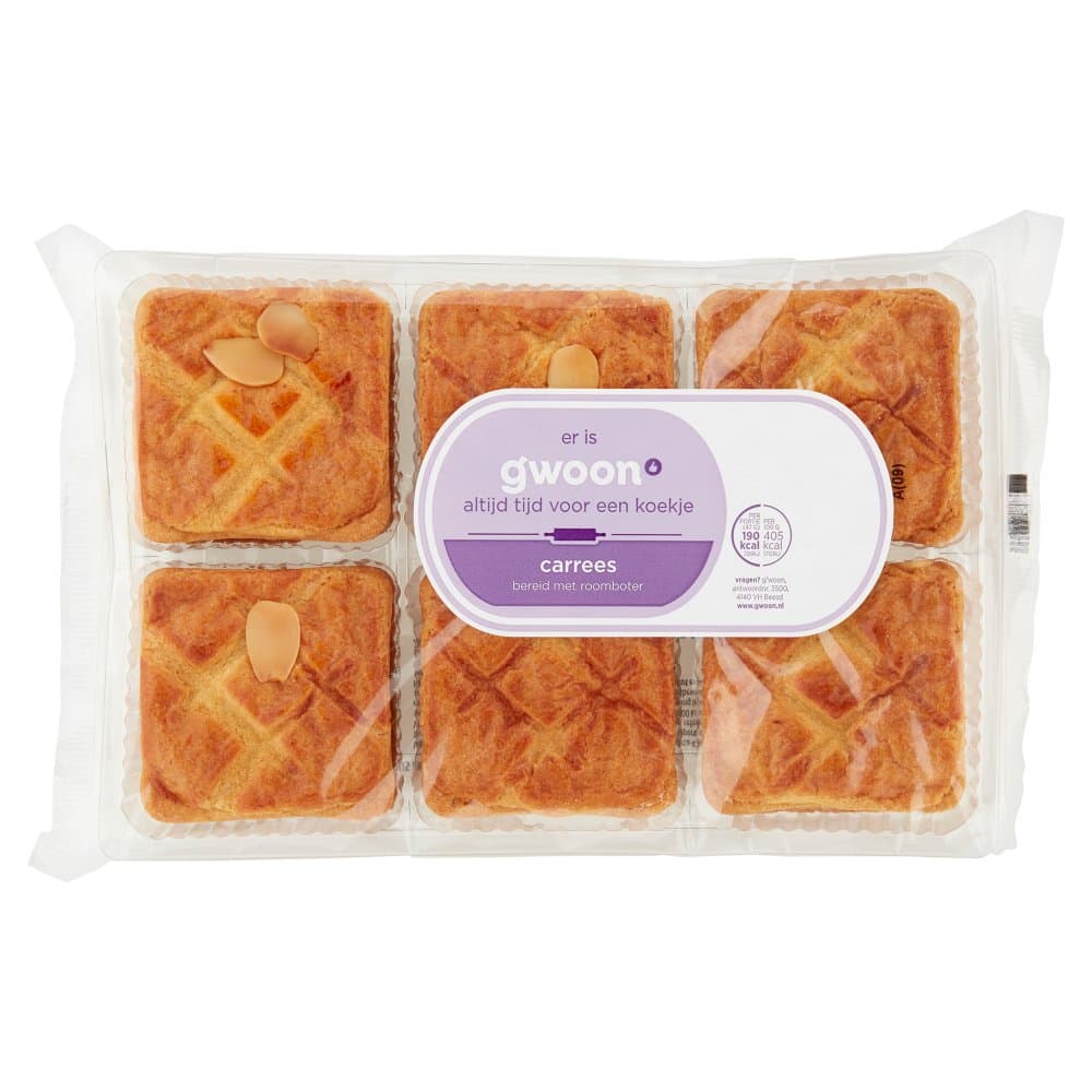 G'woon rmb carrees 6st