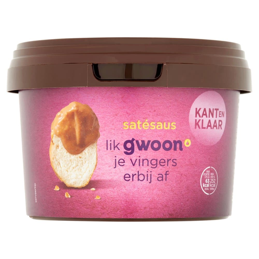 G'woon satesaus k&k 500gr