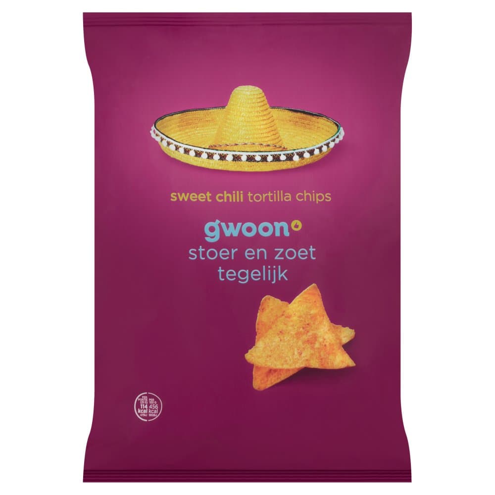 G'woon tortilla chili 165gr
