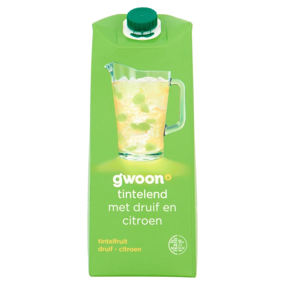 G'woon tintelfruit witte druif/citroen 1.5ltr