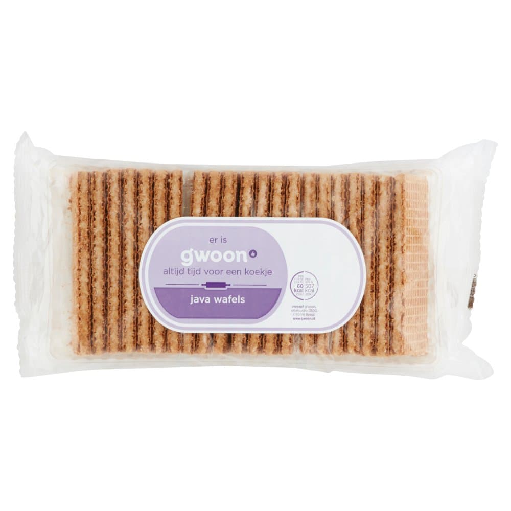 G'woon vanille javawafels 250