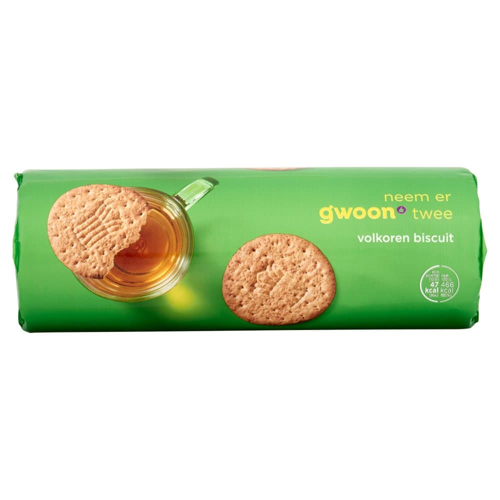 G'woon volkoren biscuit 300gr