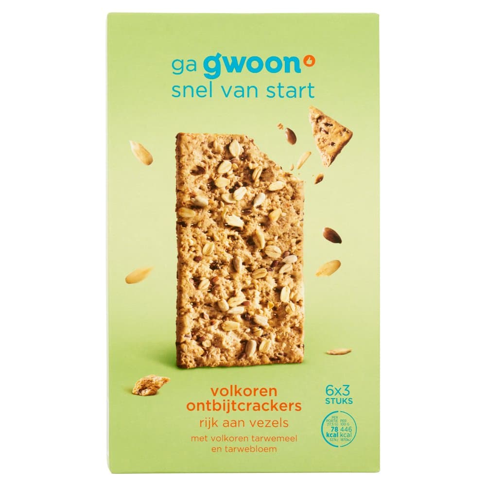 G'woon crackers volkoren