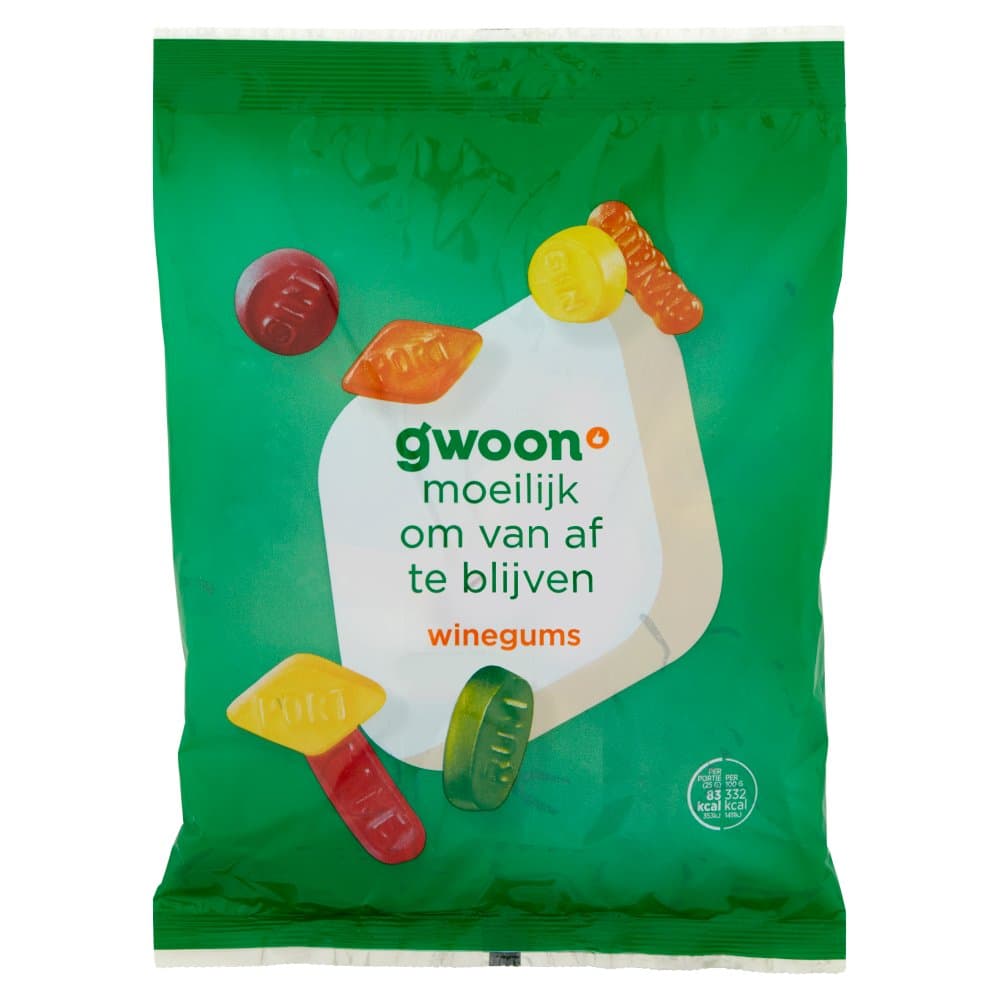 G'woon winegums 500gr