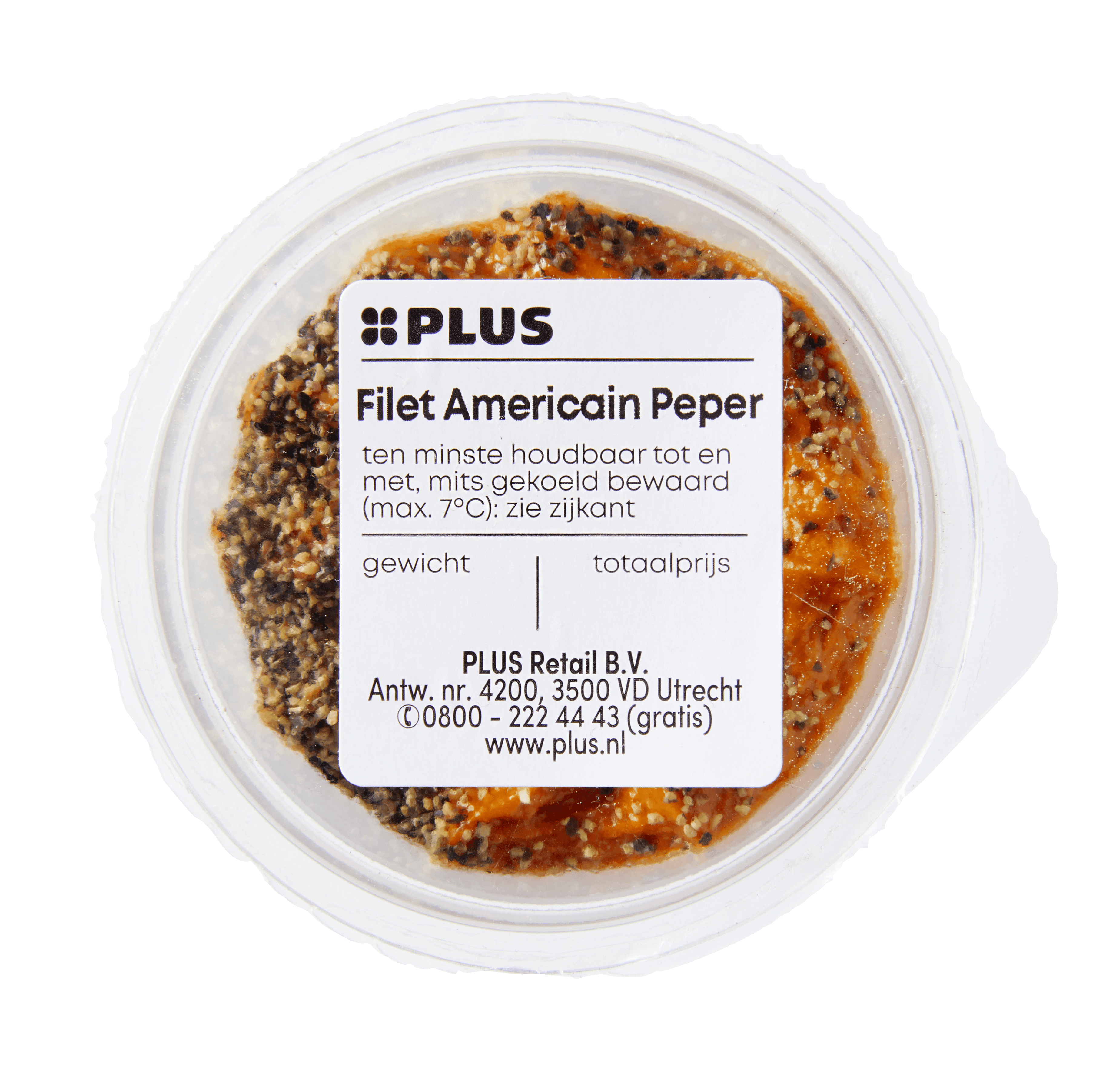 PLUS Filet americain peper cup