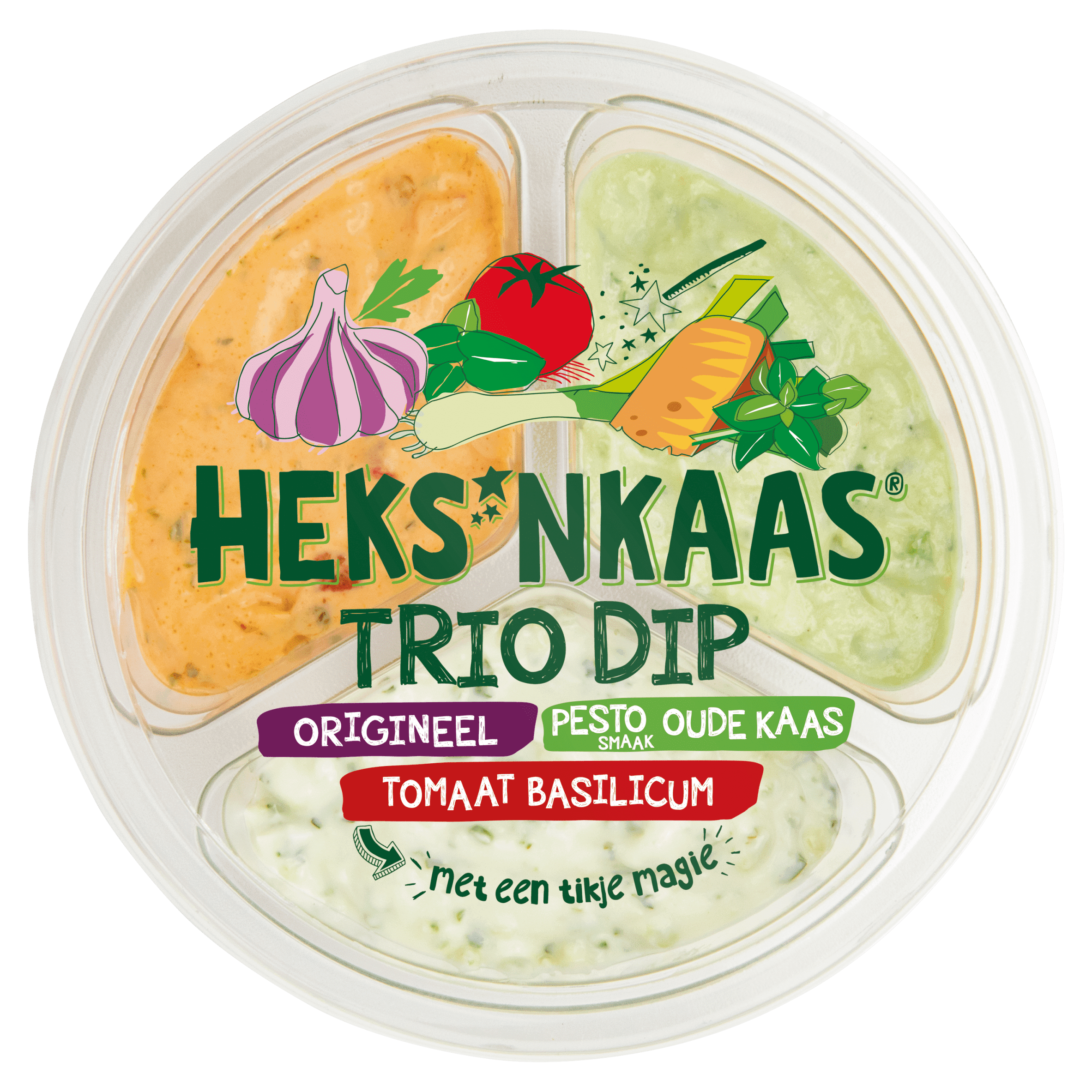Heks'nkaas Triodip Pesto Oude Kaas