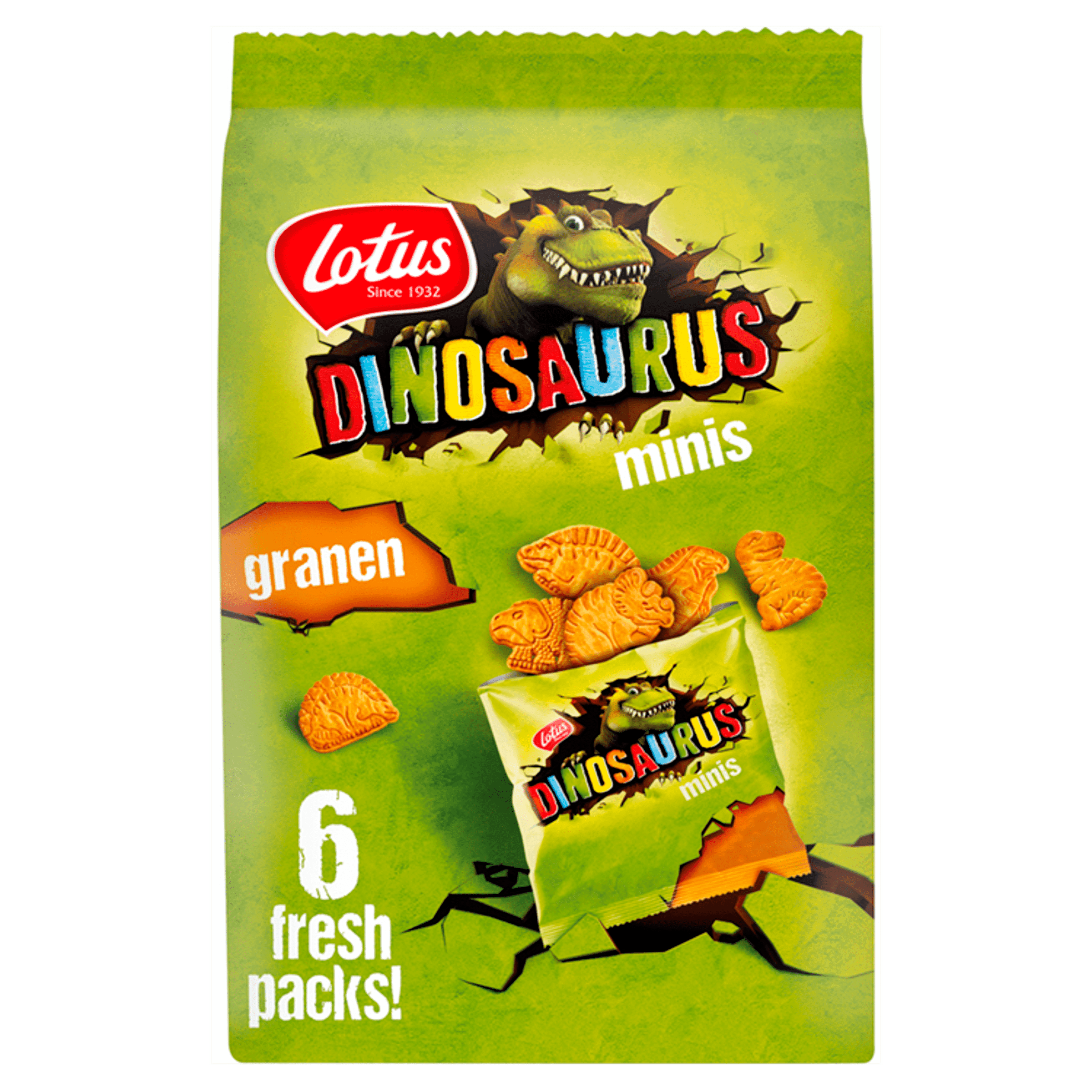 Lotus koekjes original mini dinosaurus
