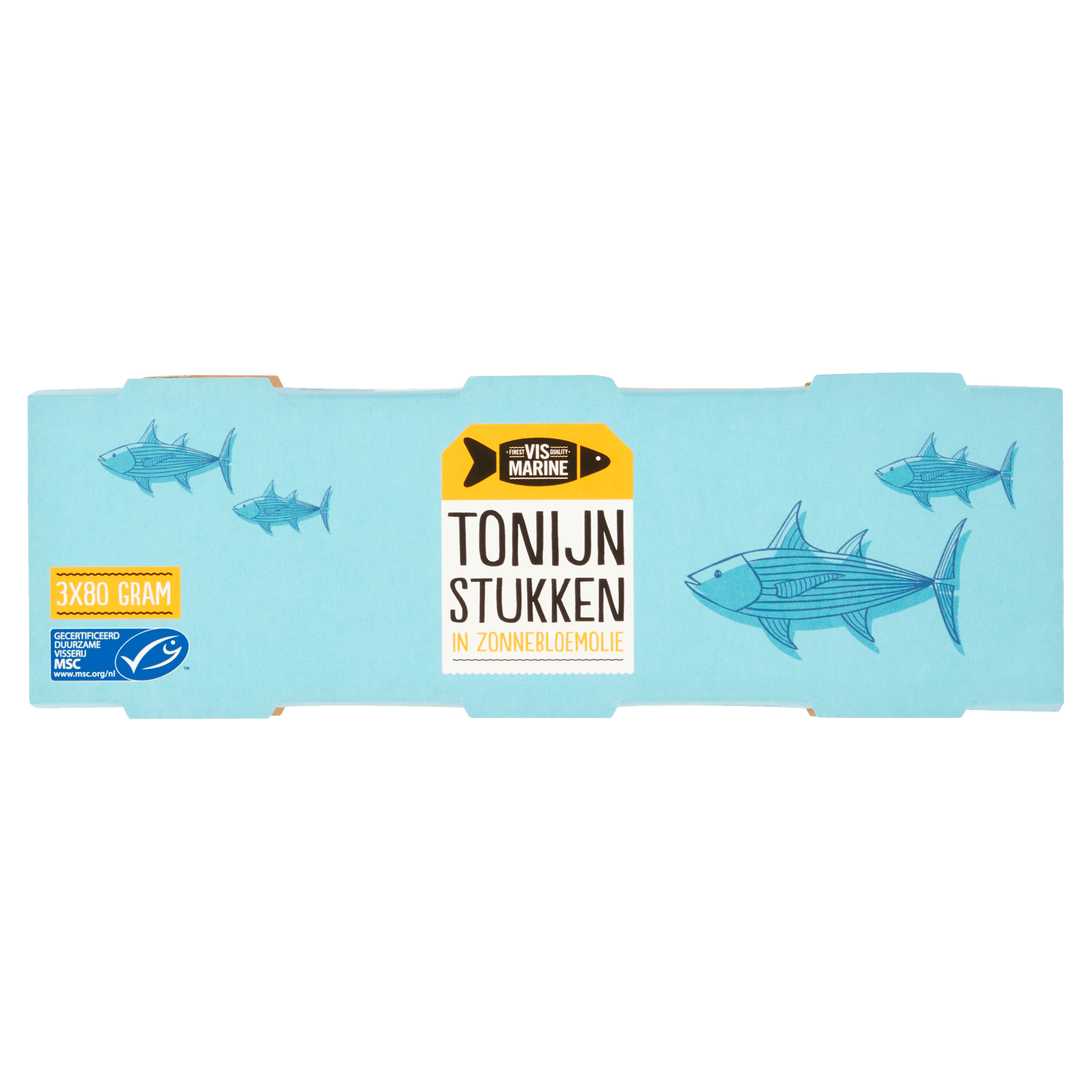 Vis Marine Tonijnstukken in zonnebloemolie MSC 3p