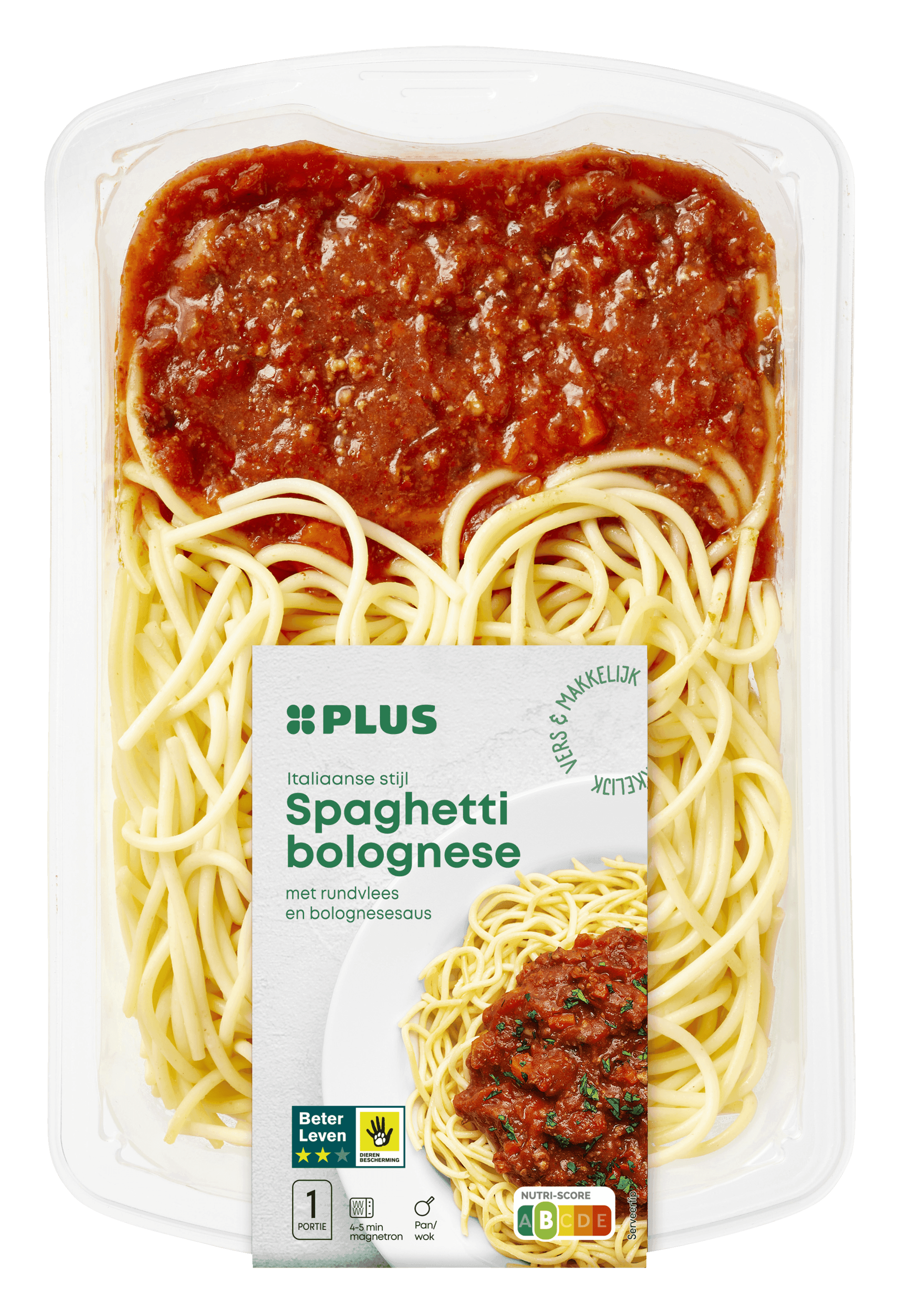 PLUS Spaghetti bolognese