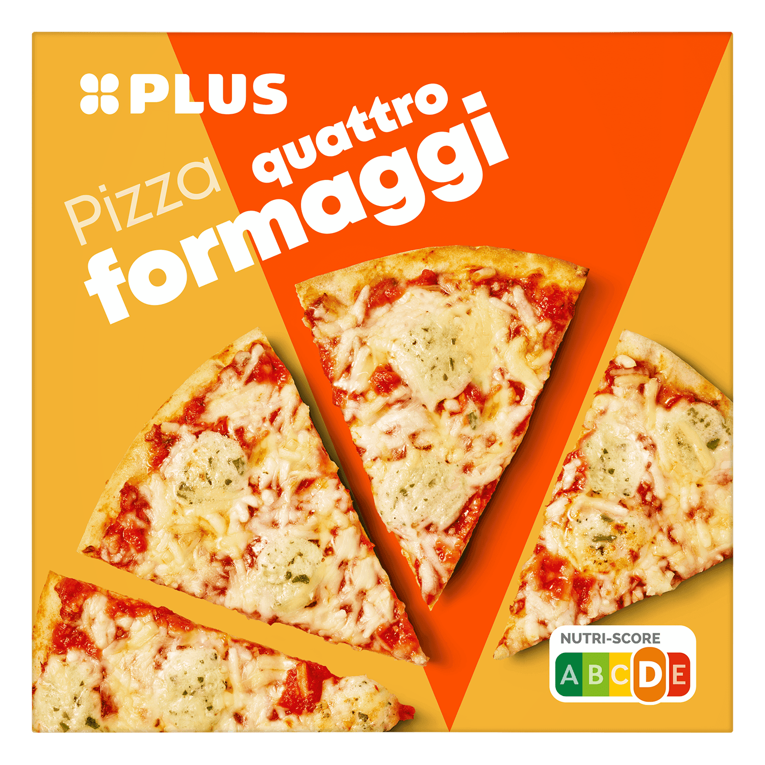 PLUS Pizza quattro formaggi