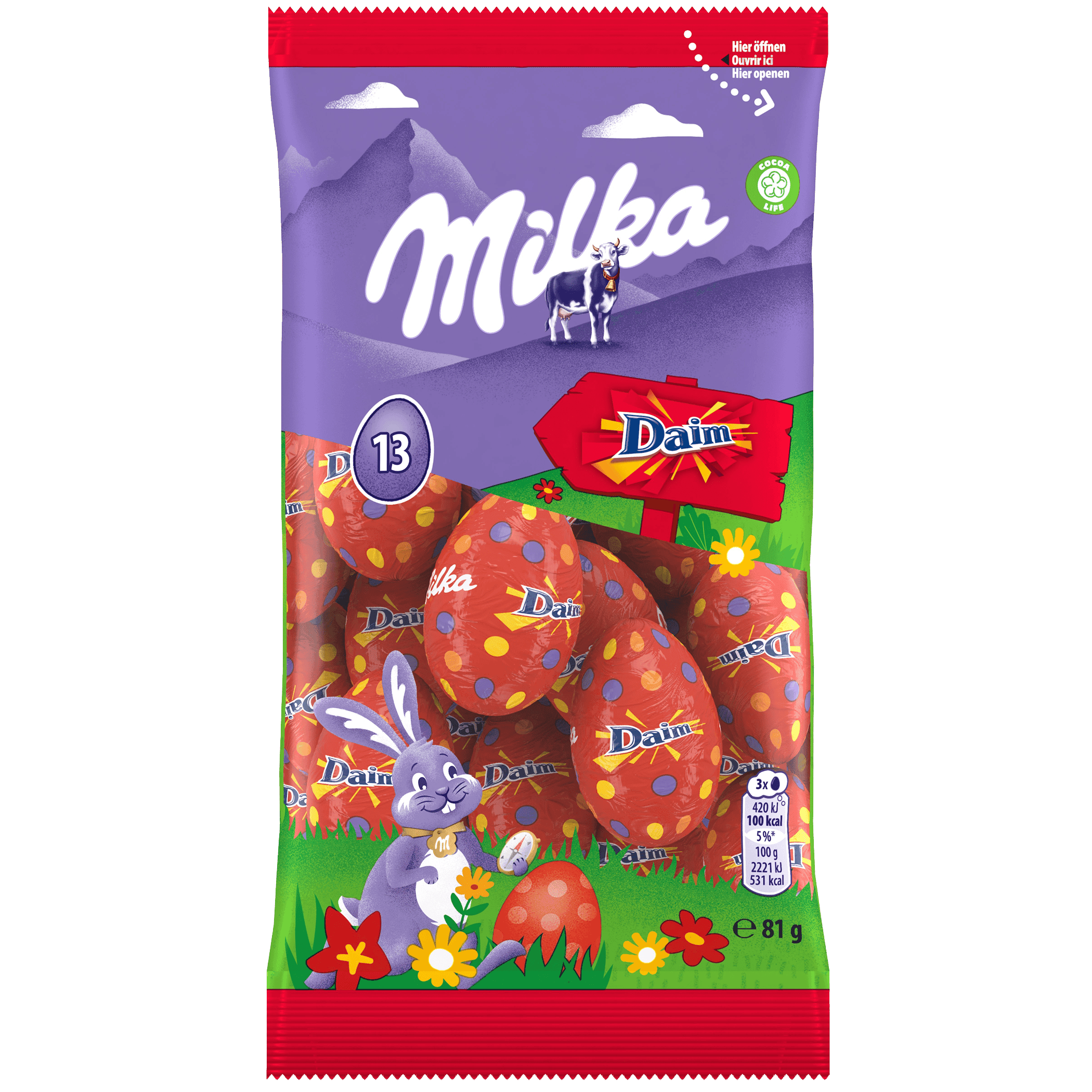 Milka Daim paaseitjes