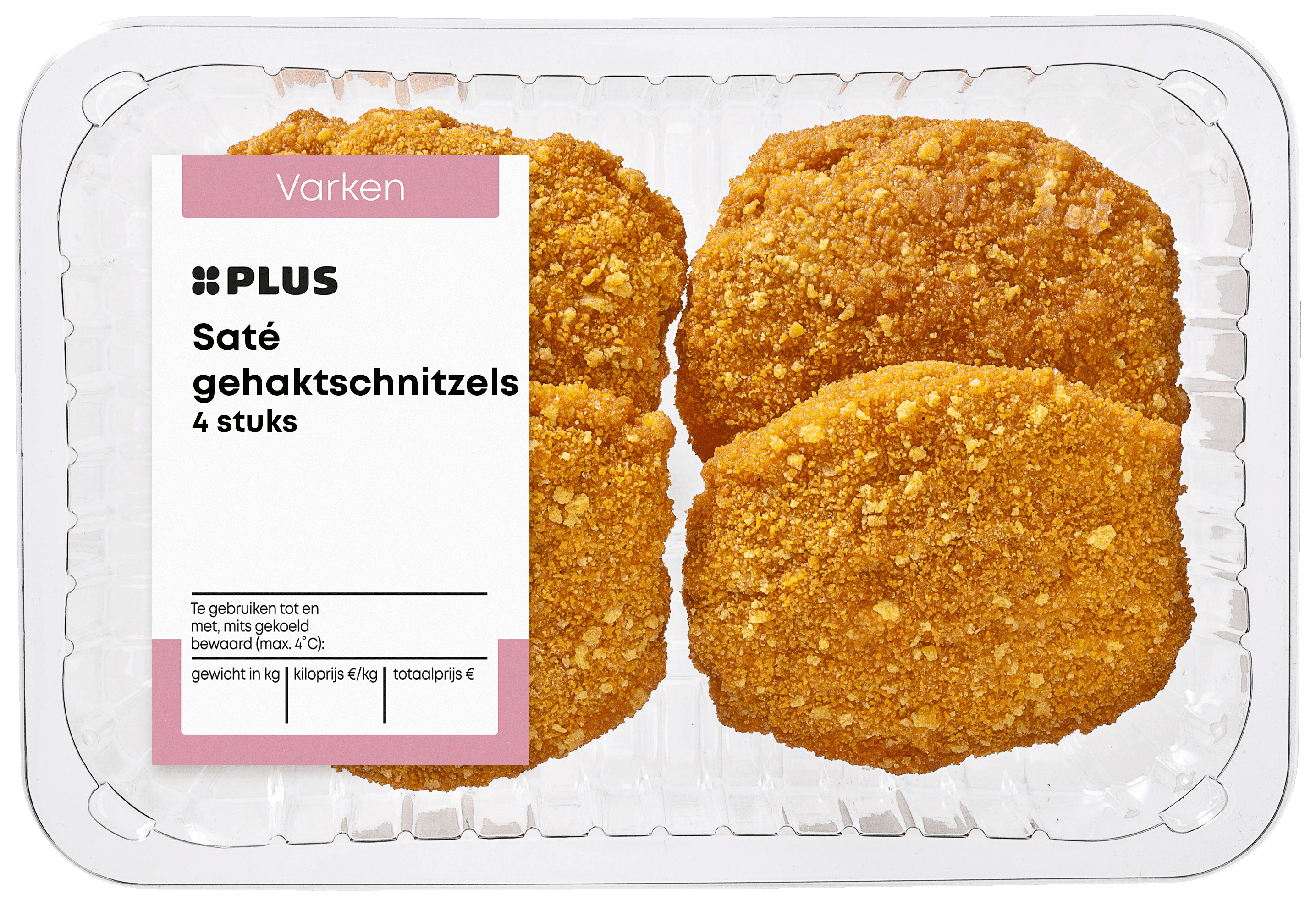 PLUS Satéschnitzels 4 stuks