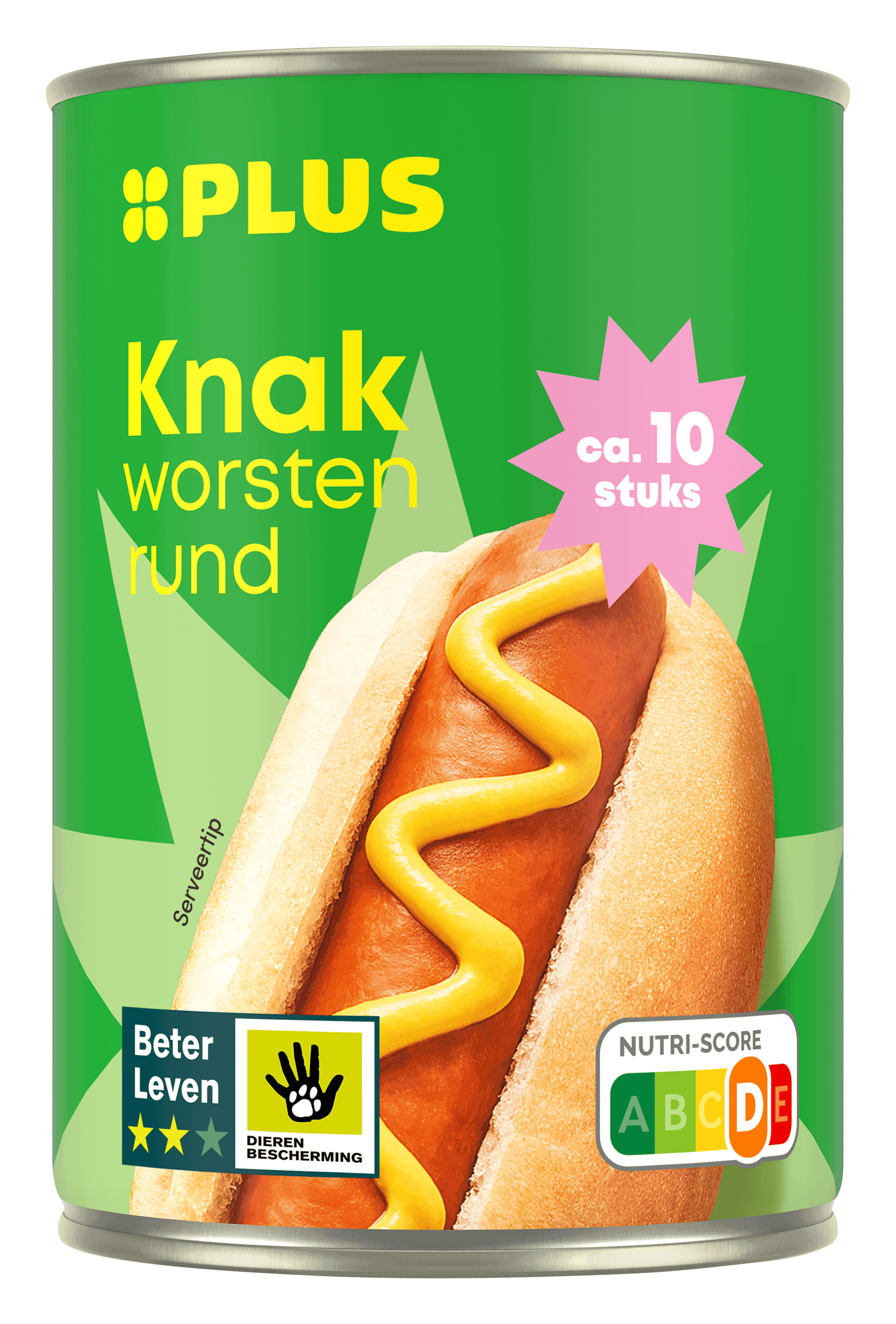 PLUS Knakworsten rund