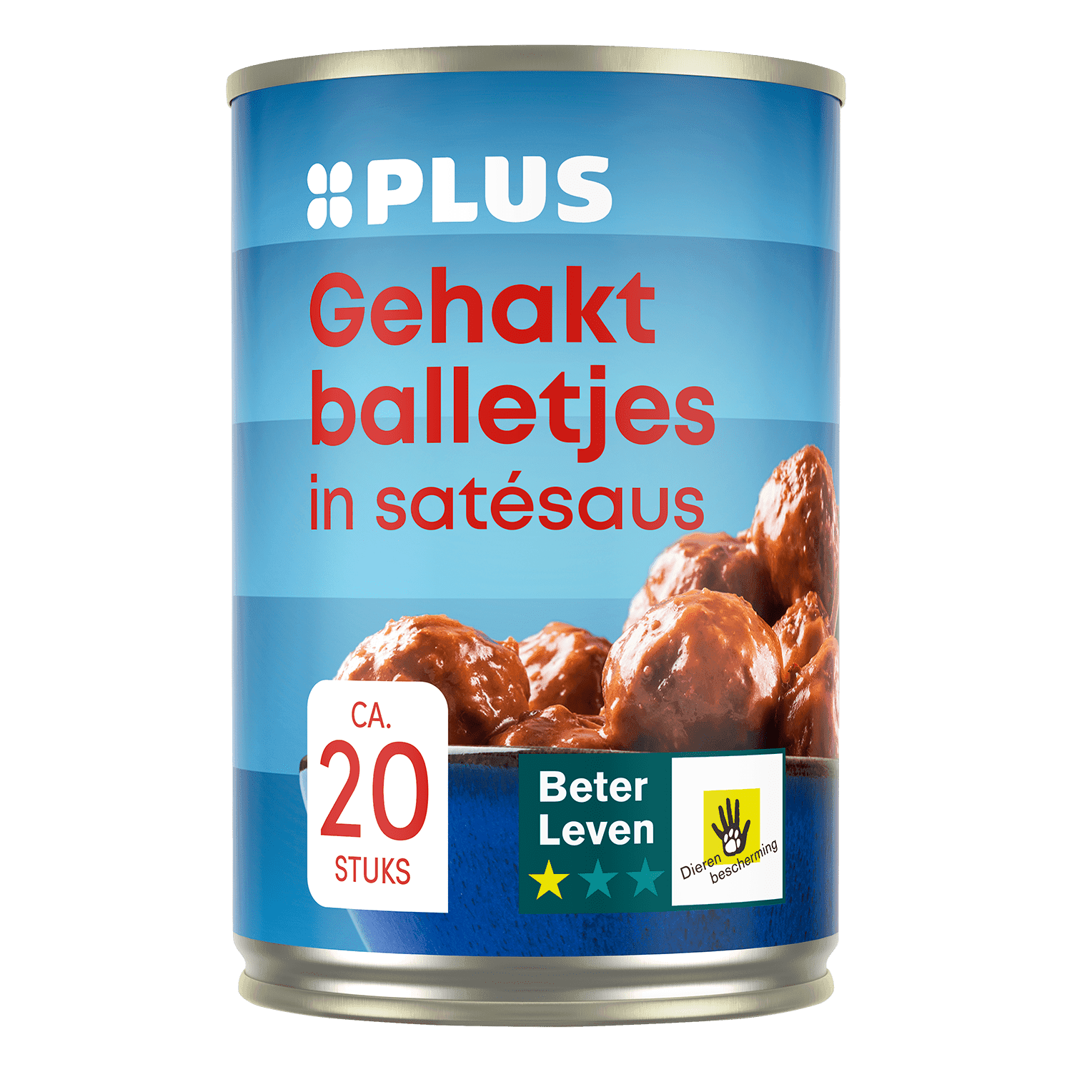 PLUS Gehaktballetjes in satésaus