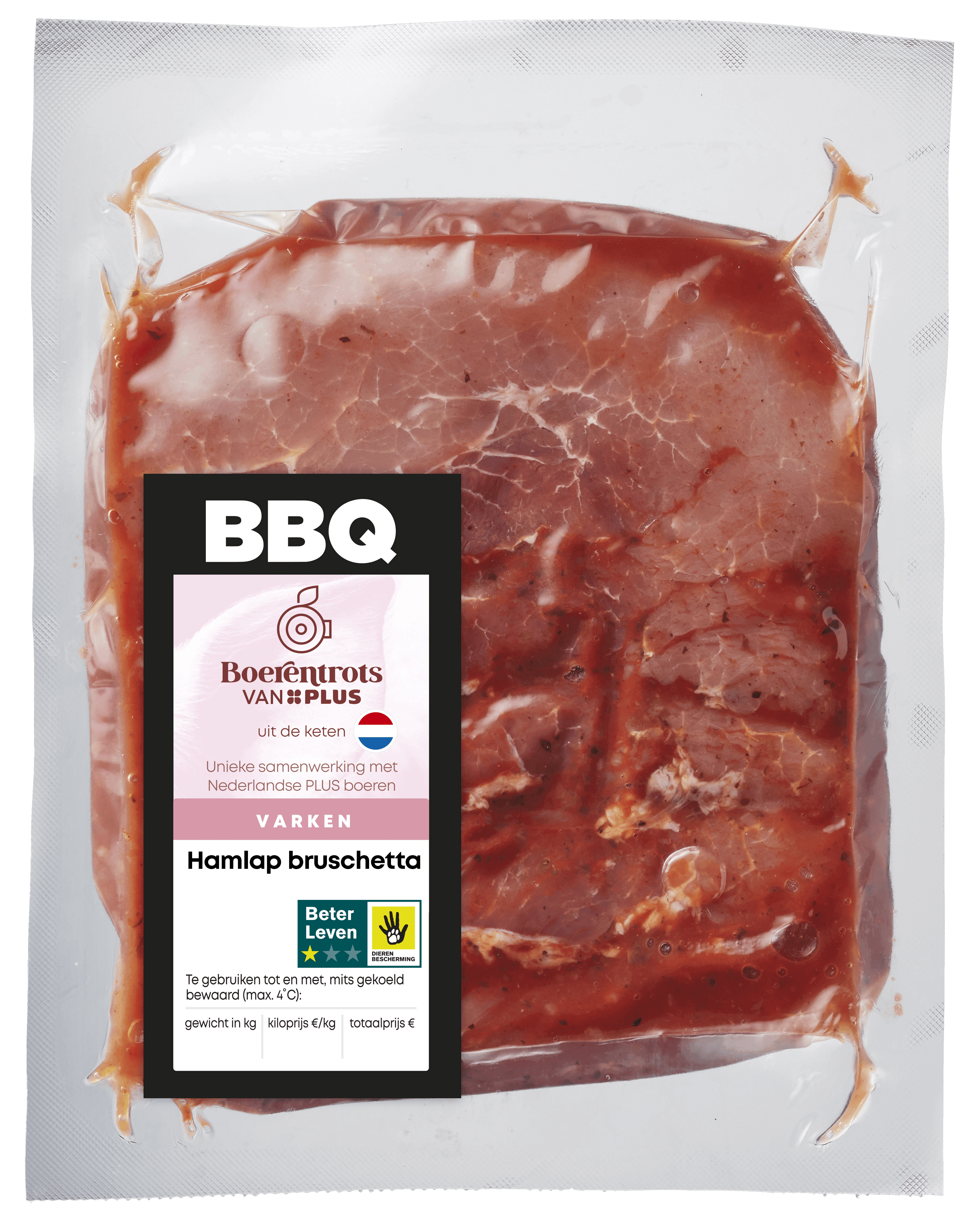 PLUS Boerentrots Hamlap Bruschetta