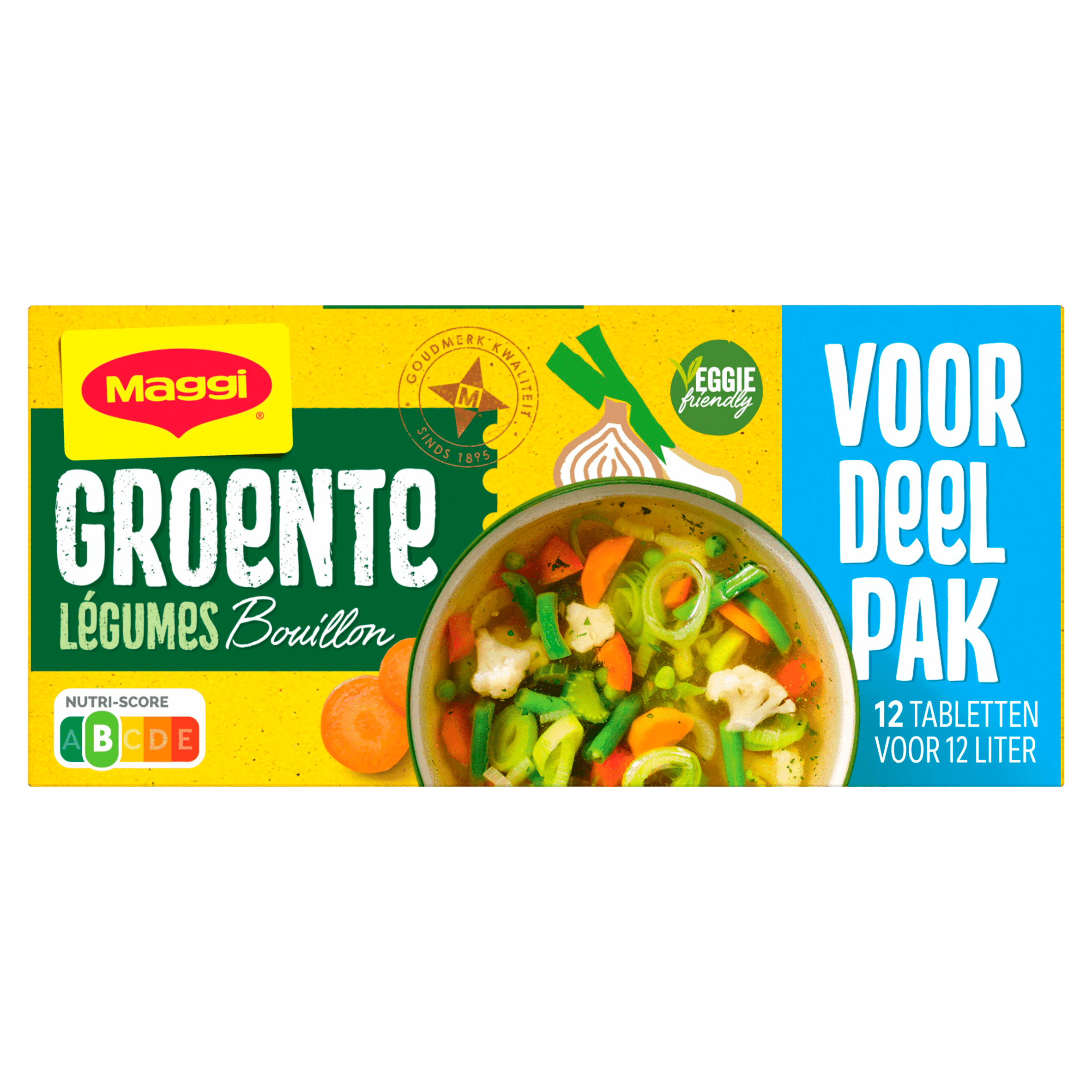 Maggi Bouillon groente veg 12 blokjes