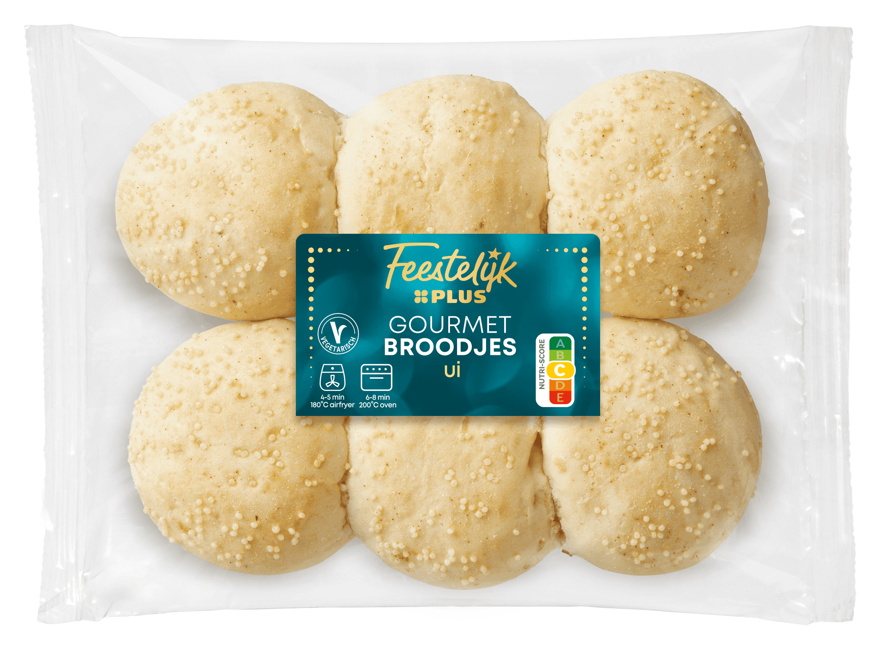 Feestelijk PLUS Mini gourmetbroodjes ui