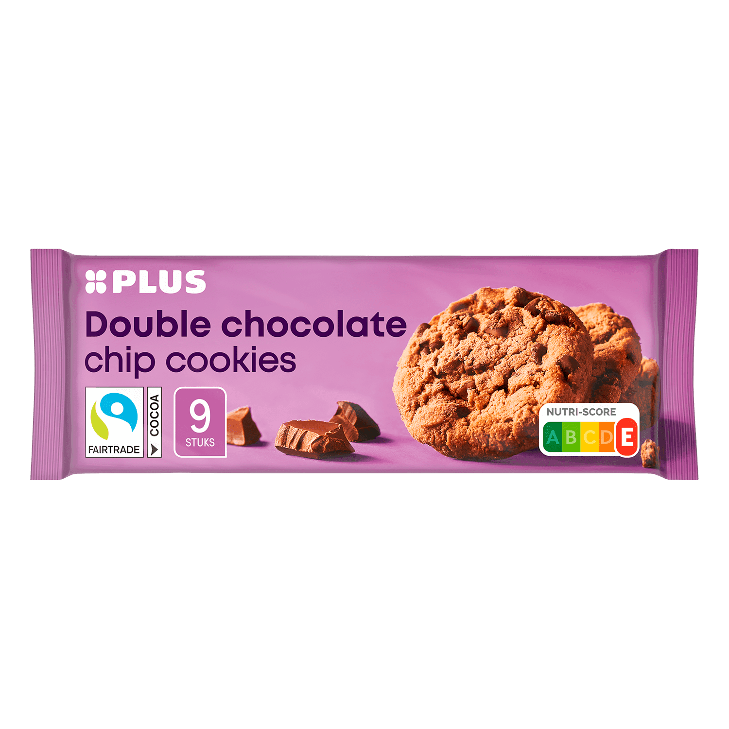 PLUS Double chocolate chip cookies