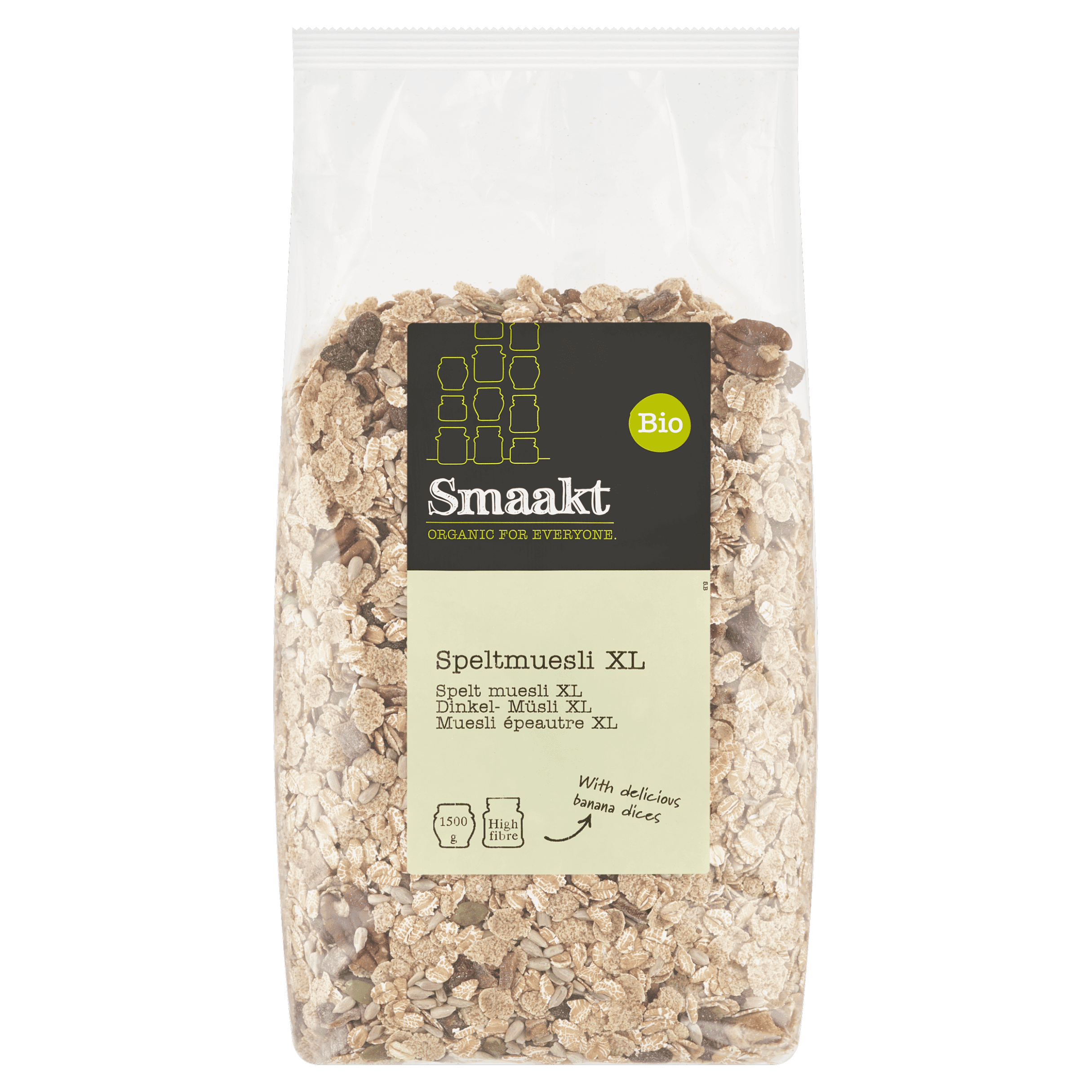 Smaakt Speltmuesli XL 1500g - bio