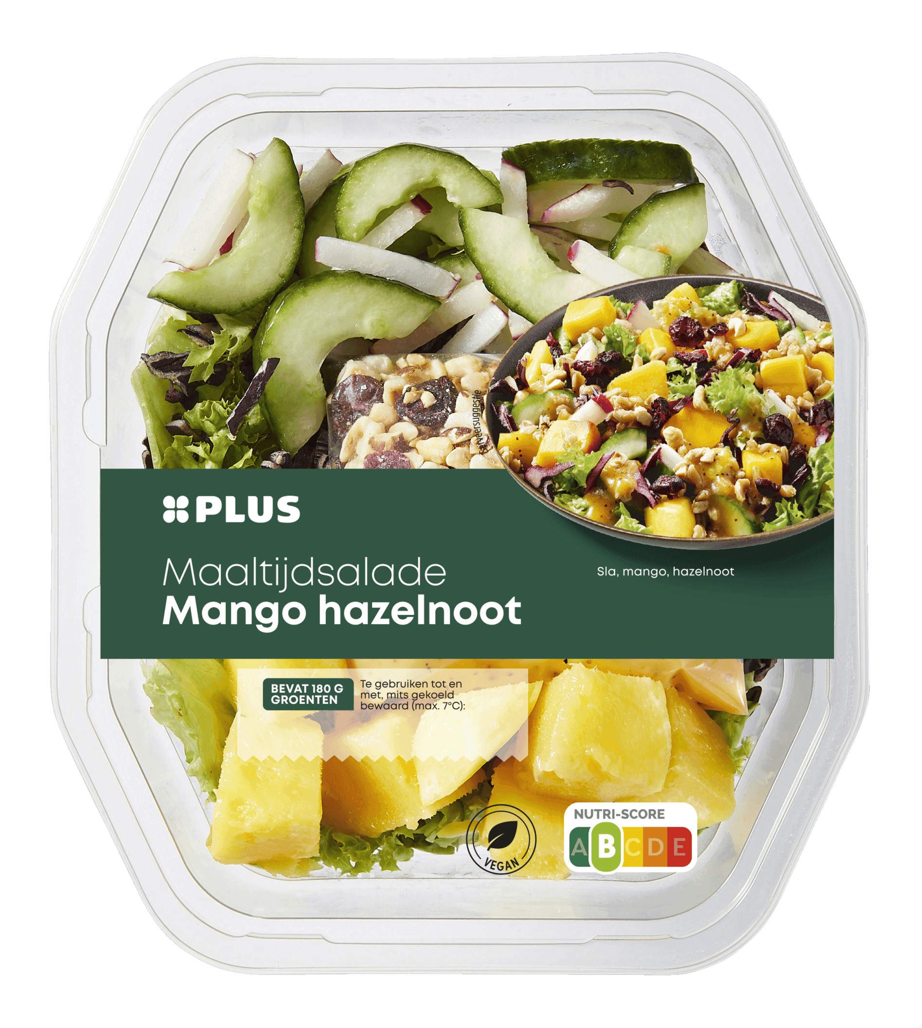PLUS Maaltijdsalade mango hazelnoot