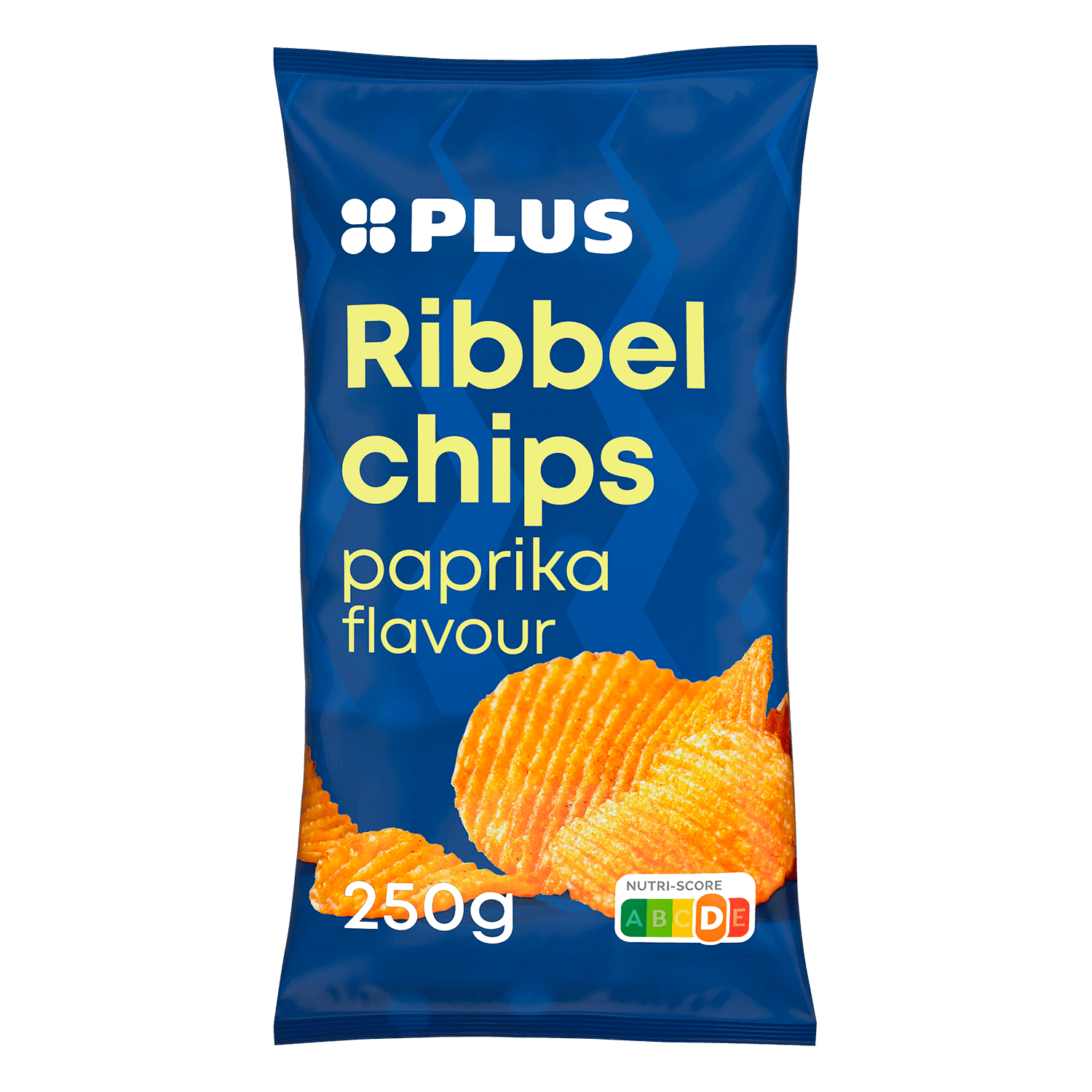 PLUS Ribbelchips paprika