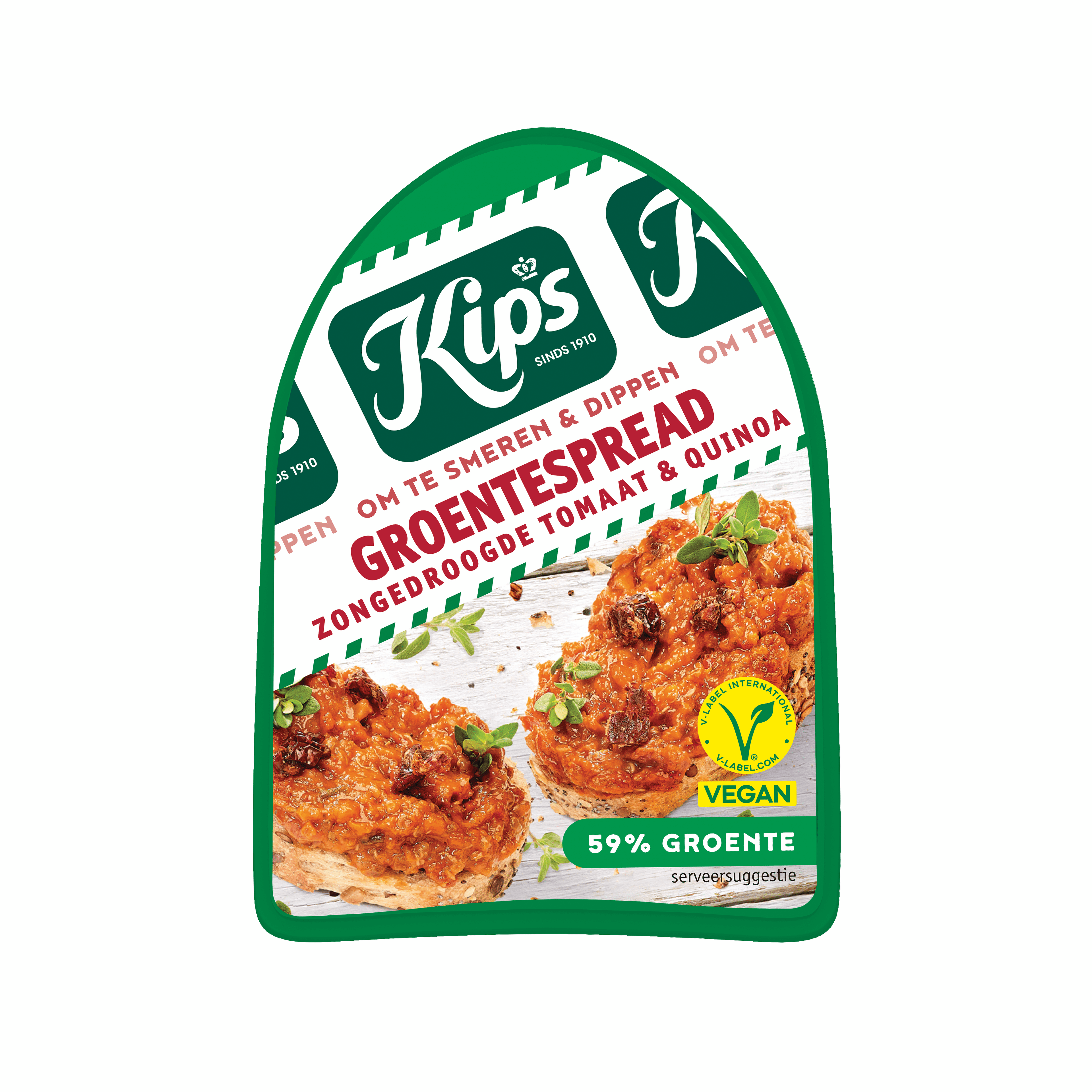 Kips Vegan groentespread zongedr tomaat