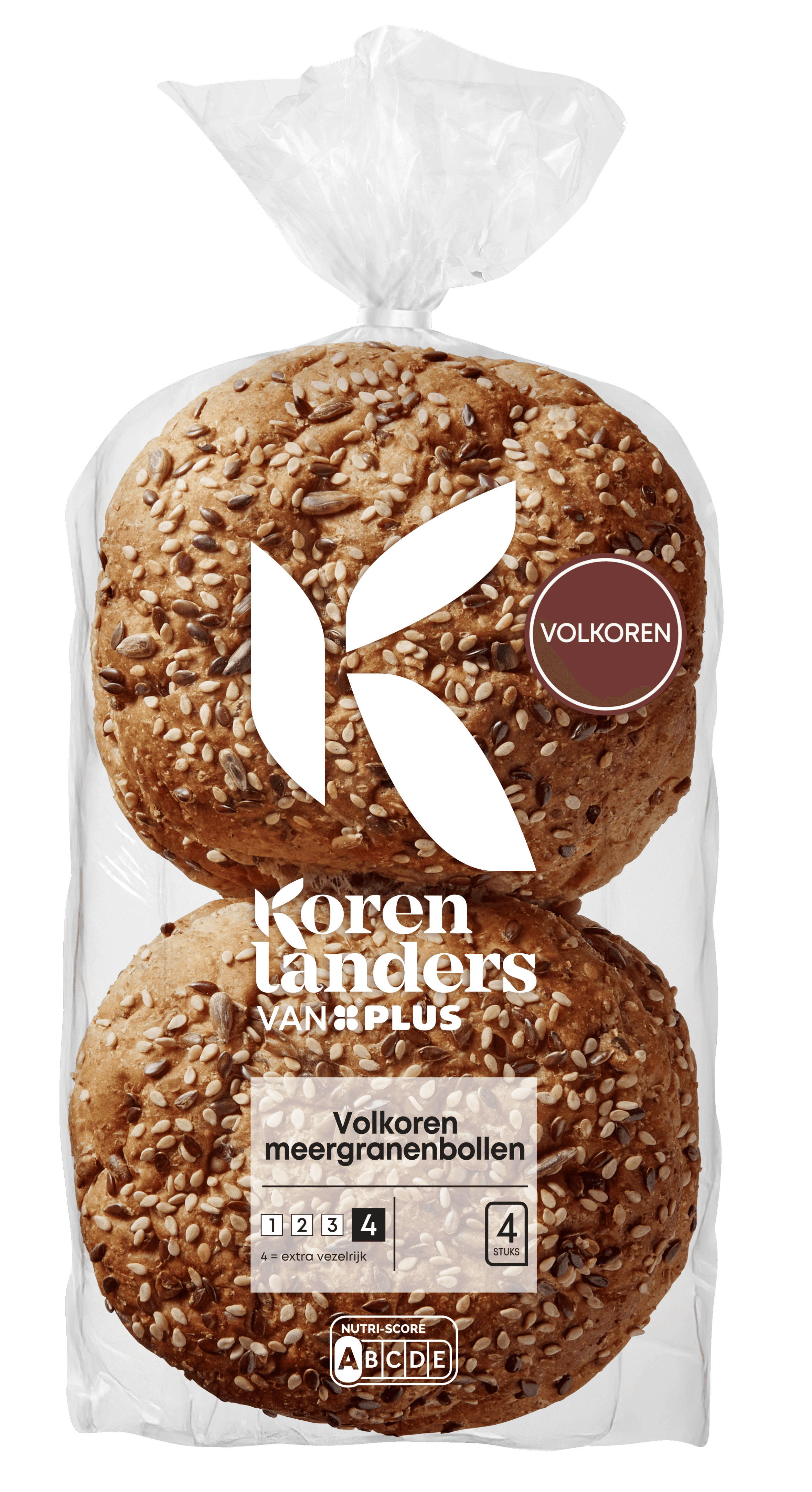PLUS Korenlanders Volkoren meergranen bollen